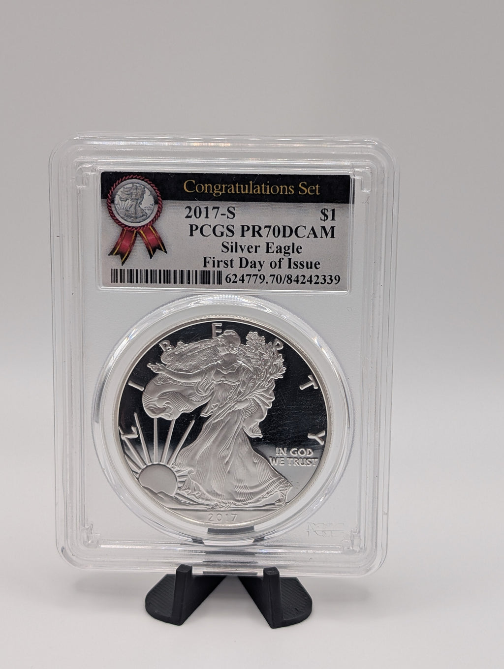 2017-S Silver Eagle PCGS PR70 DCAM - Proof