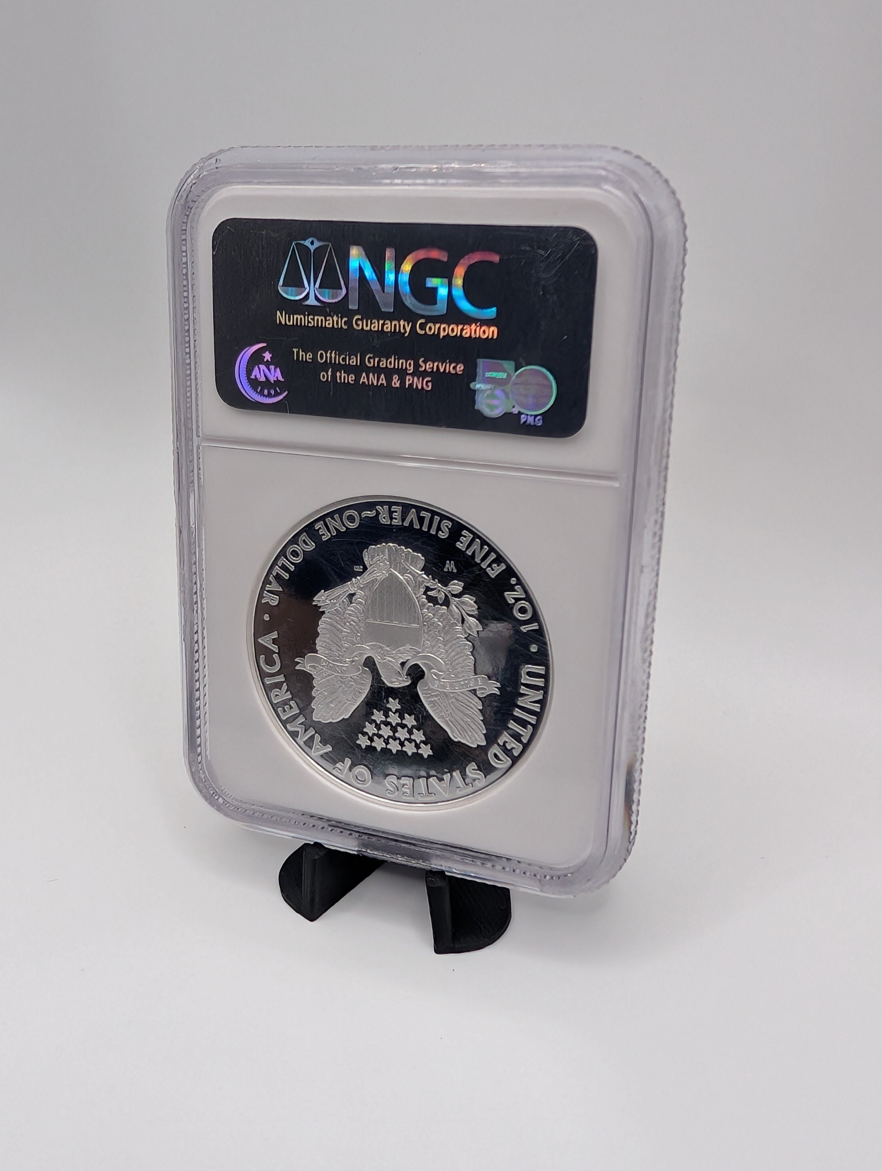 2008-W American Silver Eagle — Proof — NGC PF70