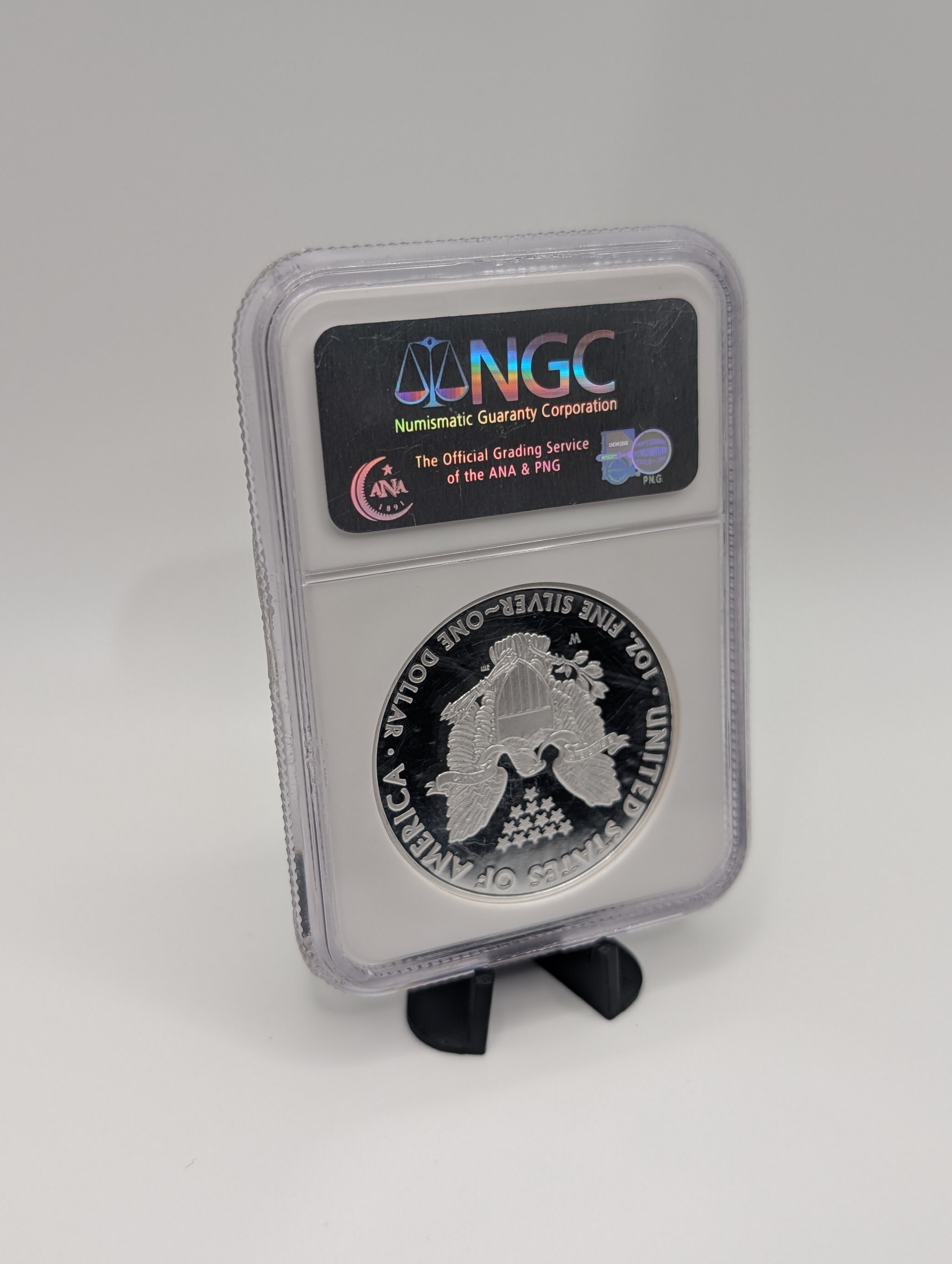 2008-W American Silver Eagle — Proof — NGC PF70