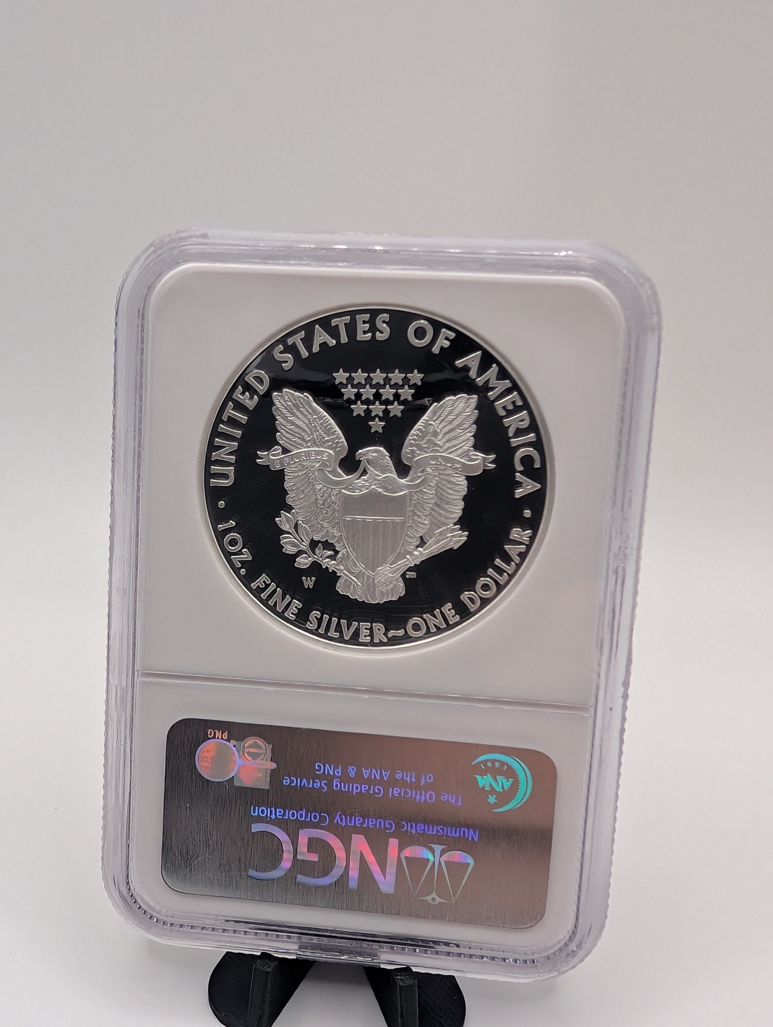 2008-W American Silver Eagle — Proof — NGC PF70