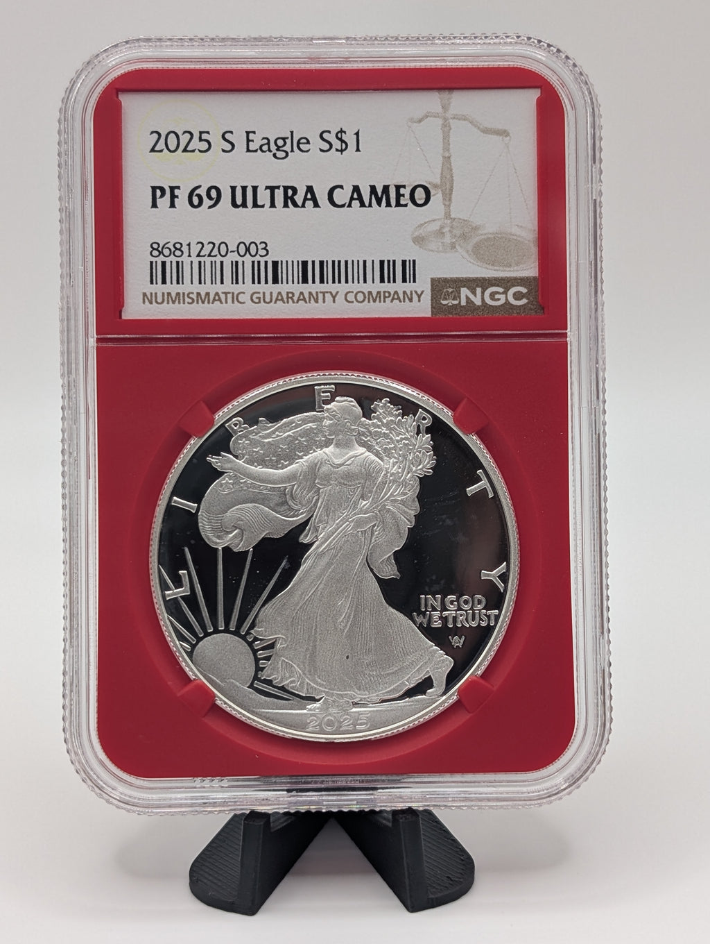 2025-S American Silver Eagle — PF69 UC