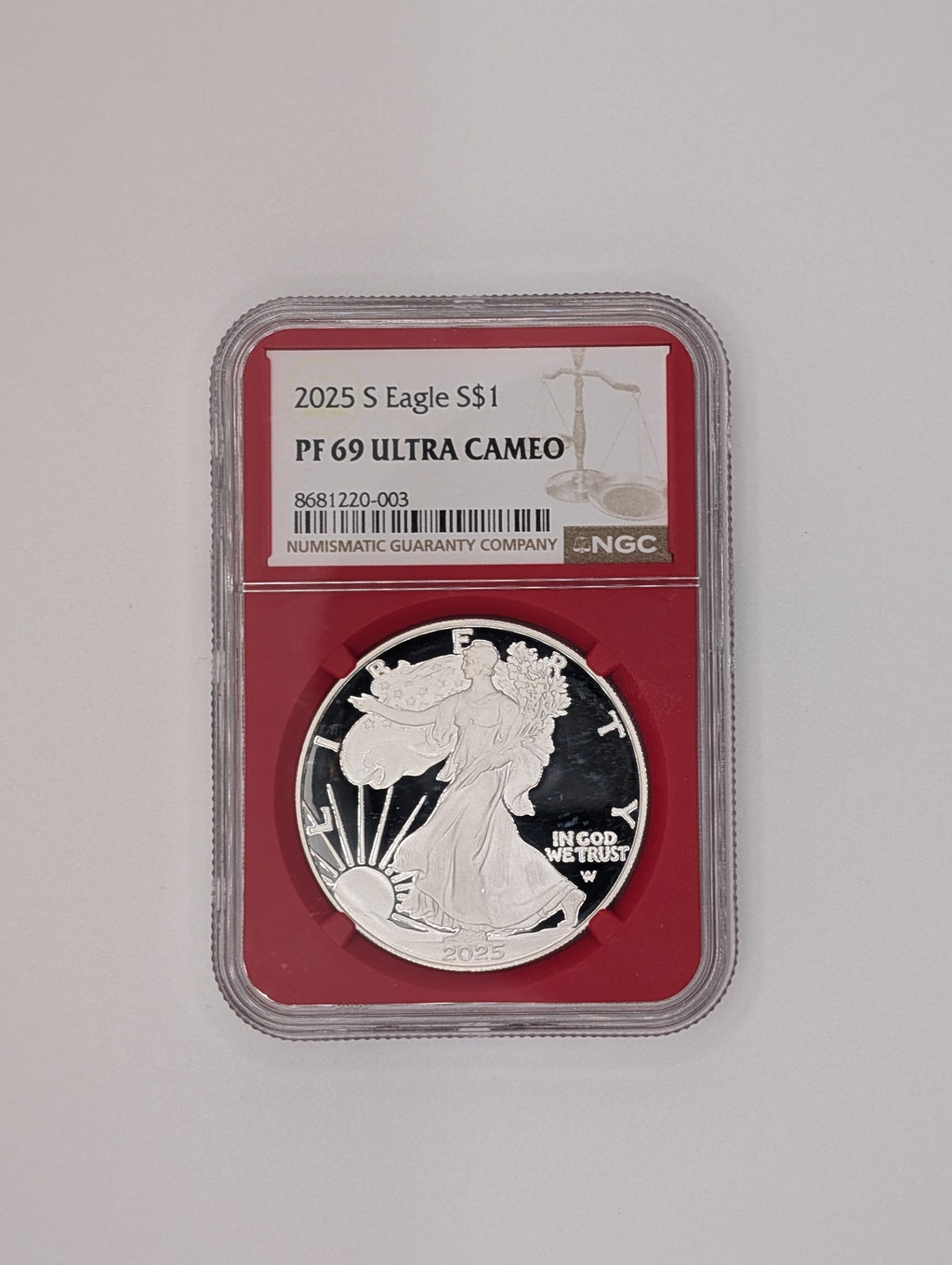 2025-S American Silver Eagle — PF69 UC