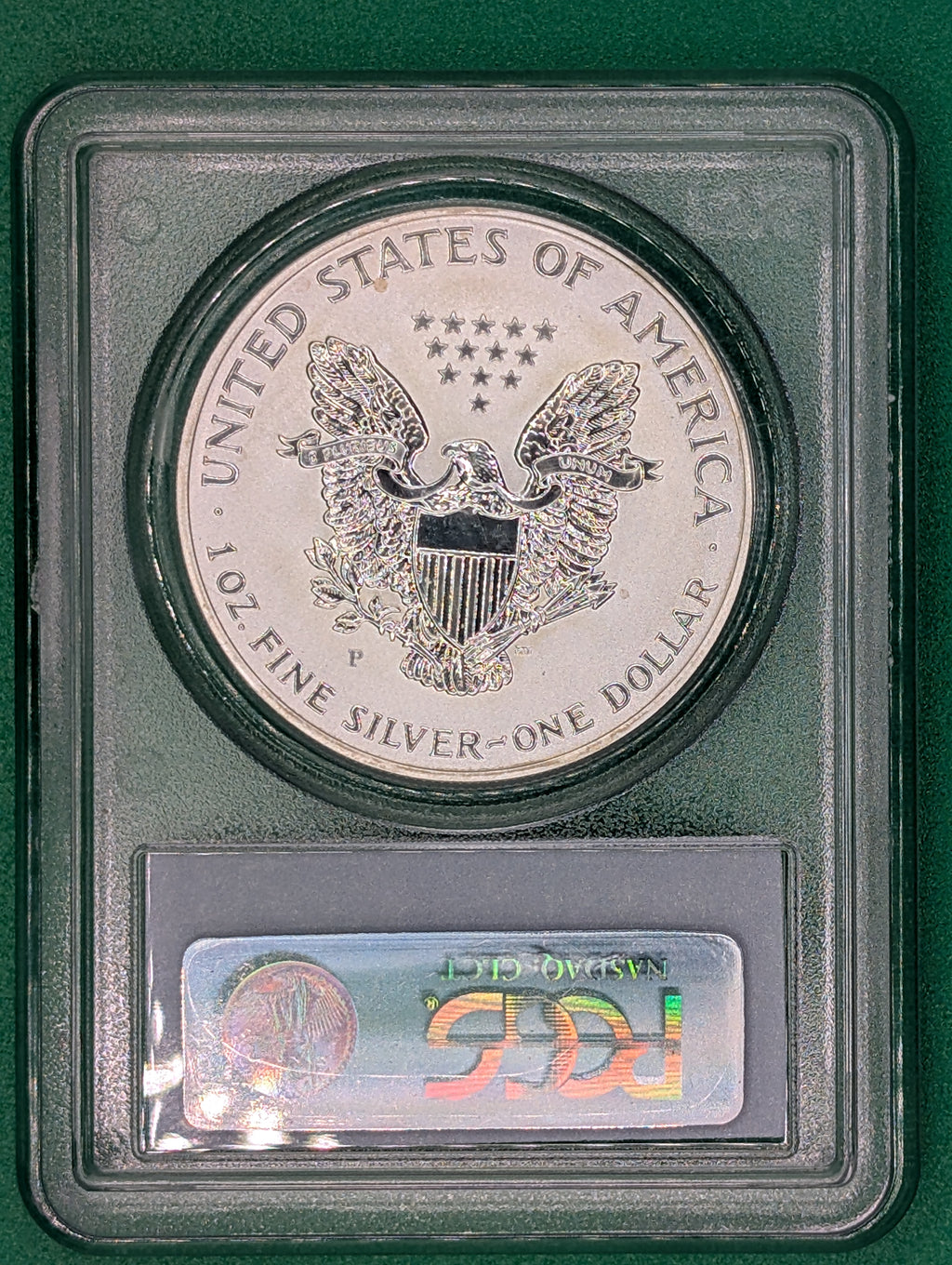 2006-P American Silver Eagle — Reverse Proof — PCGS PR69