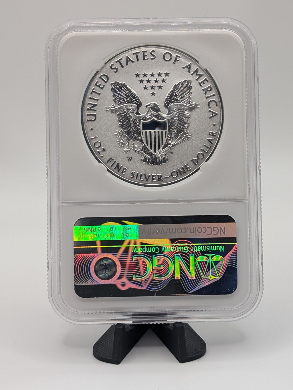 2019-W Pride of Two Nations Set — Enhanced Reverse Proof Silver Eagle (NGC PF69)