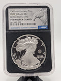 2025-W American Silver Eagle — 250th Anniversary U.S. Army Privy — NGC PF69