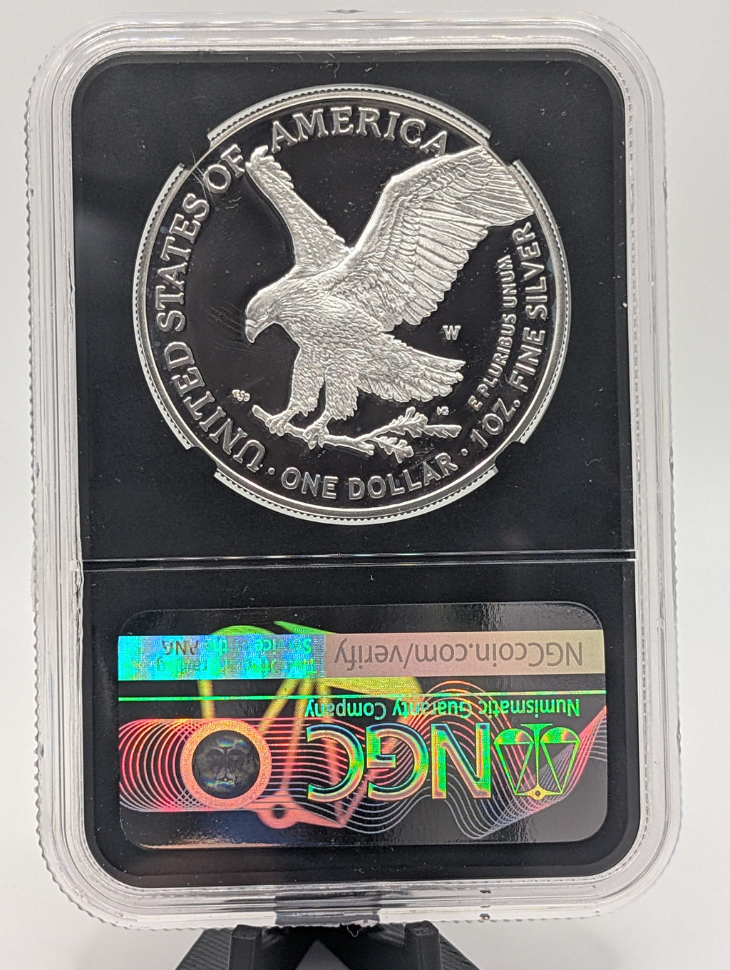 2025-W American Silver Eagle — 250th Anniversary U.S. Army Privy — NGC PF69