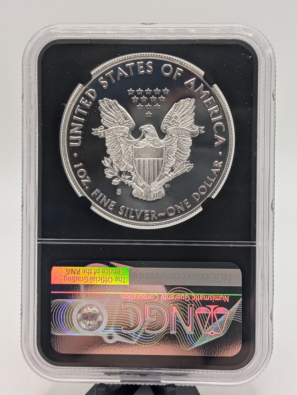 2019-S American Silver Eagle  — Proof - Elizabeth Jones Signature