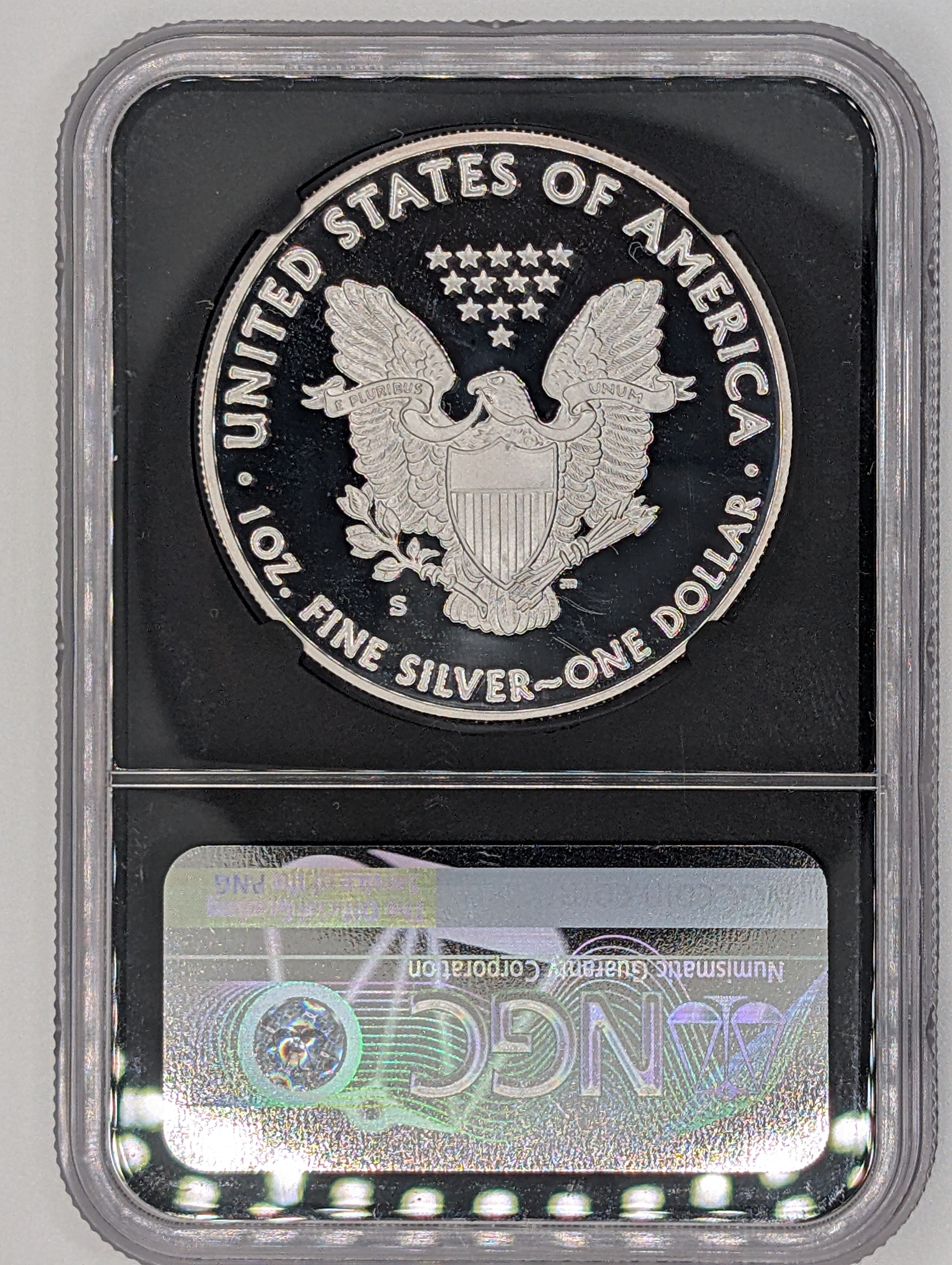 2019-S American Silver Eagle  — Proof - Elizabeth Jones Signature