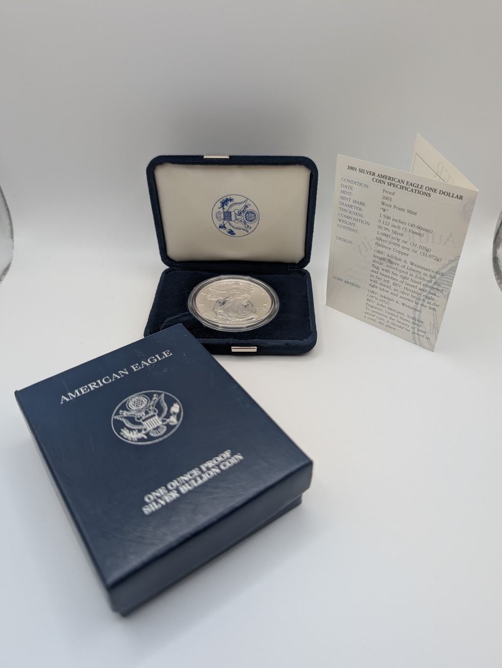 2001-W American Silver Eagle (OGP)