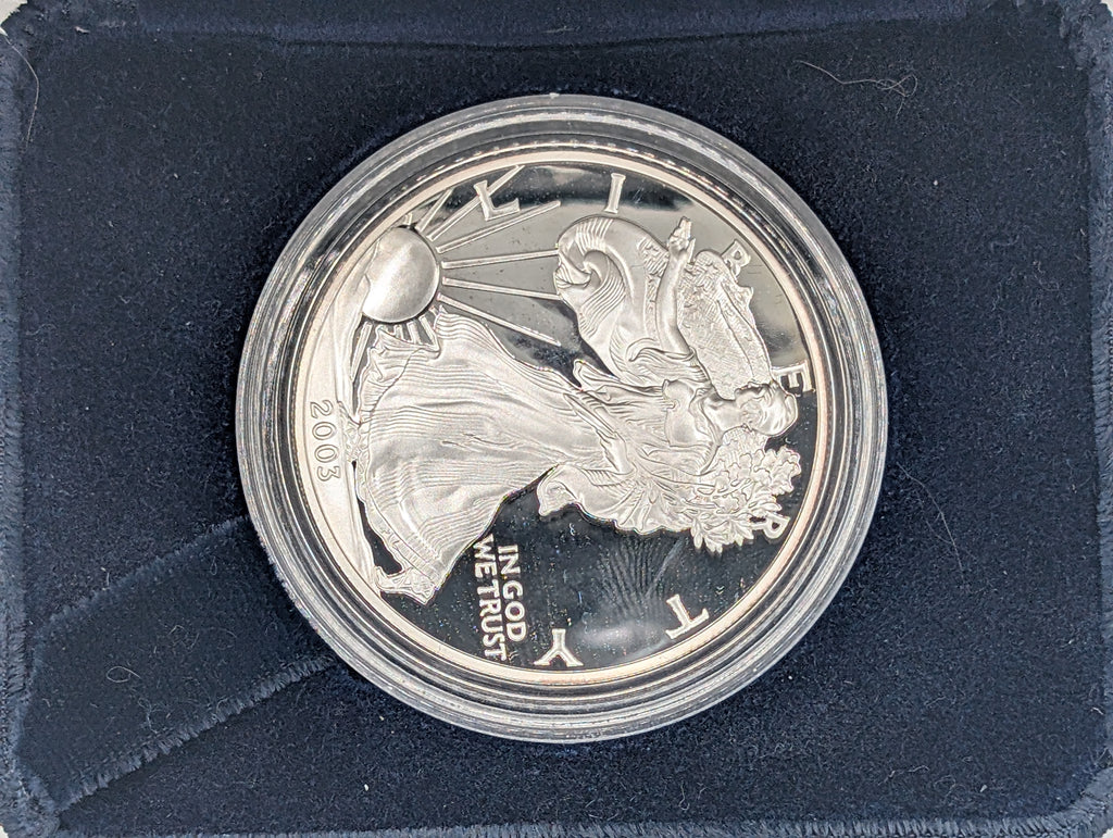 2003-W American Silver Eagle — Proof (OGP)