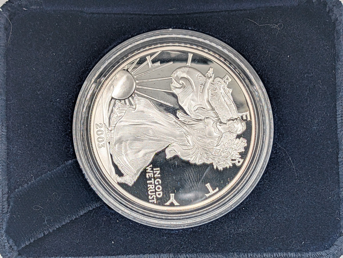 2003-W American Silver Eagle — Proof (OGP)