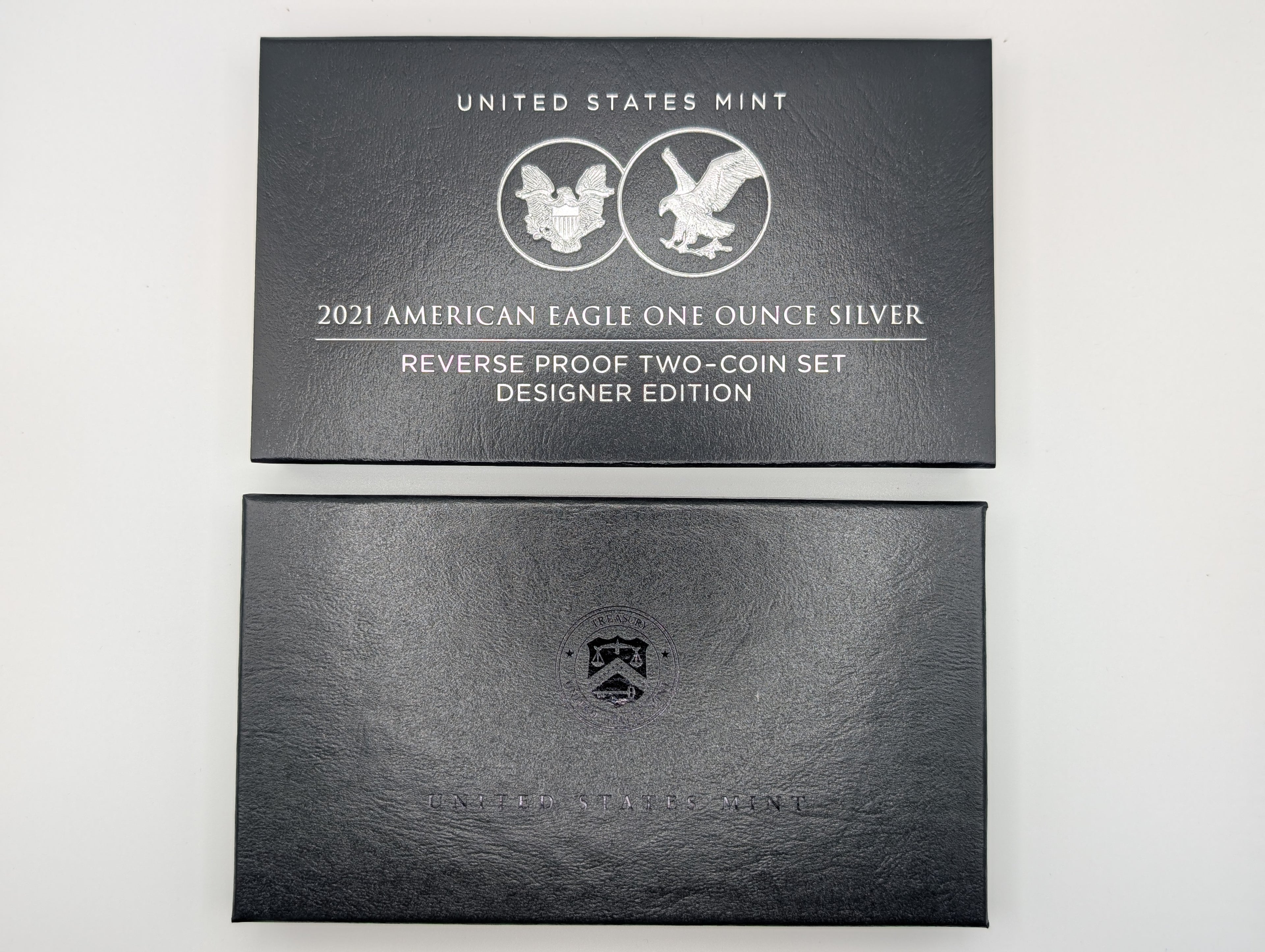 2021-W American Silver Eagle — Reverse Proof Set