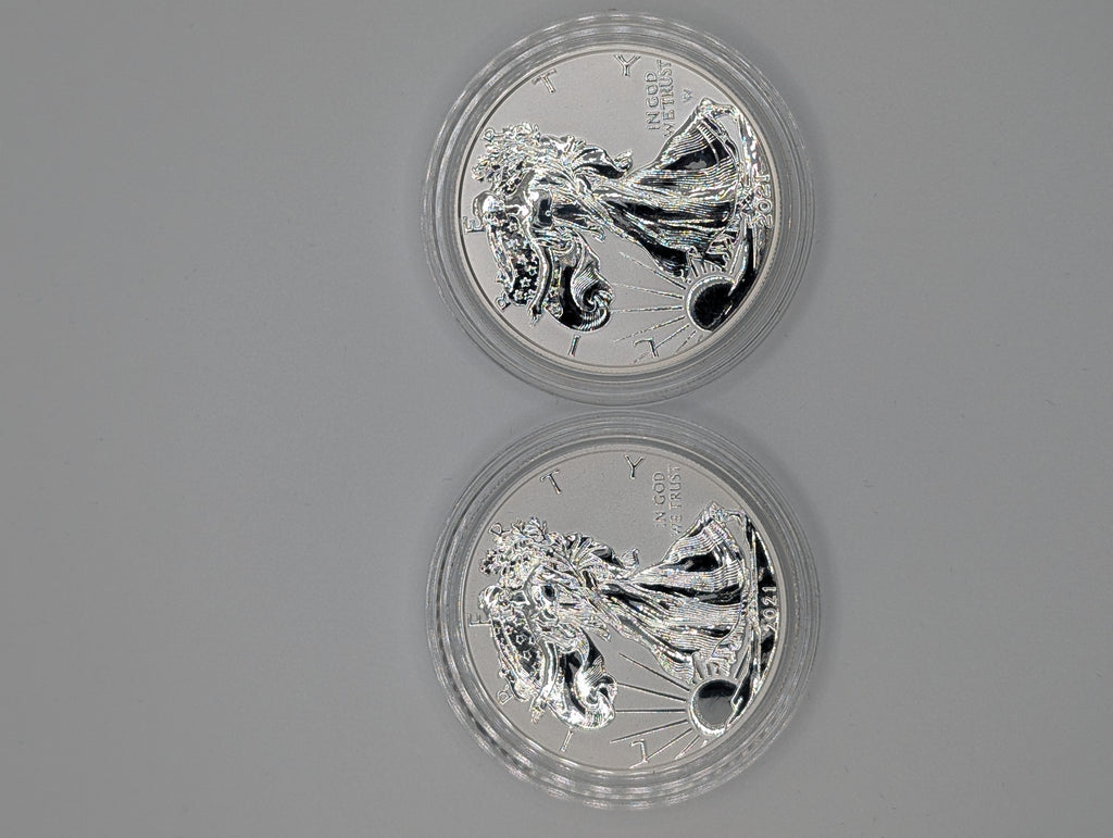 2021-W American Silver Eagle — Reverse Proof Set