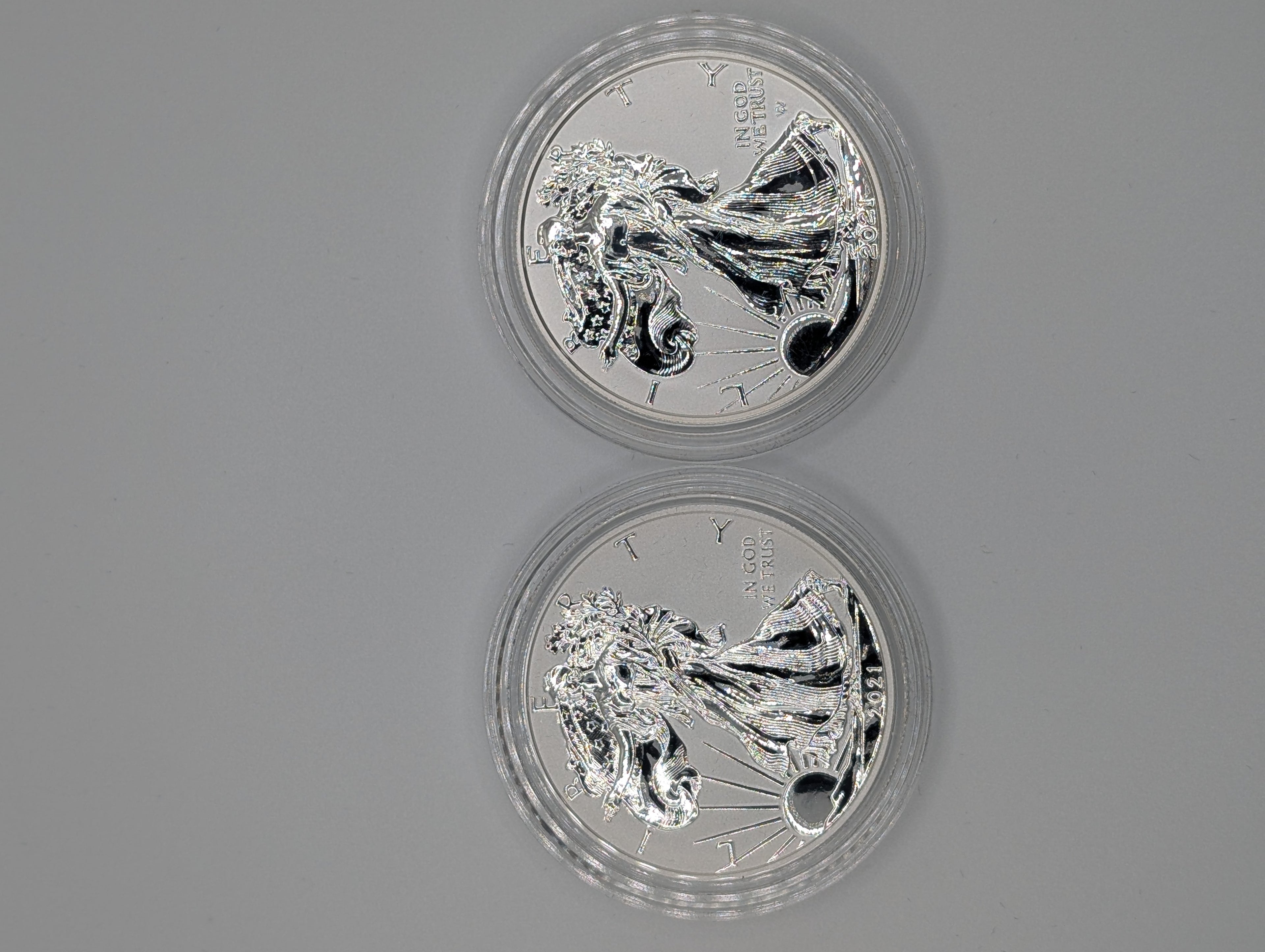 2021-W American Silver Eagle — Reverse Proof Set