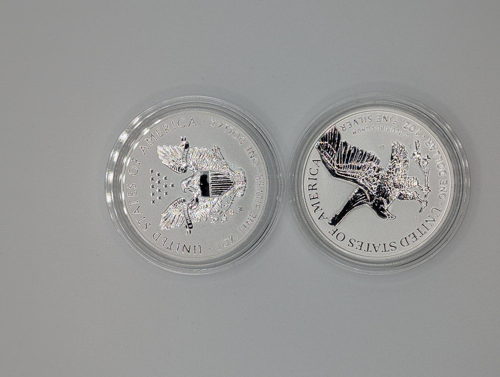 2021-W American Silver Eagle — Reverse Proof Set