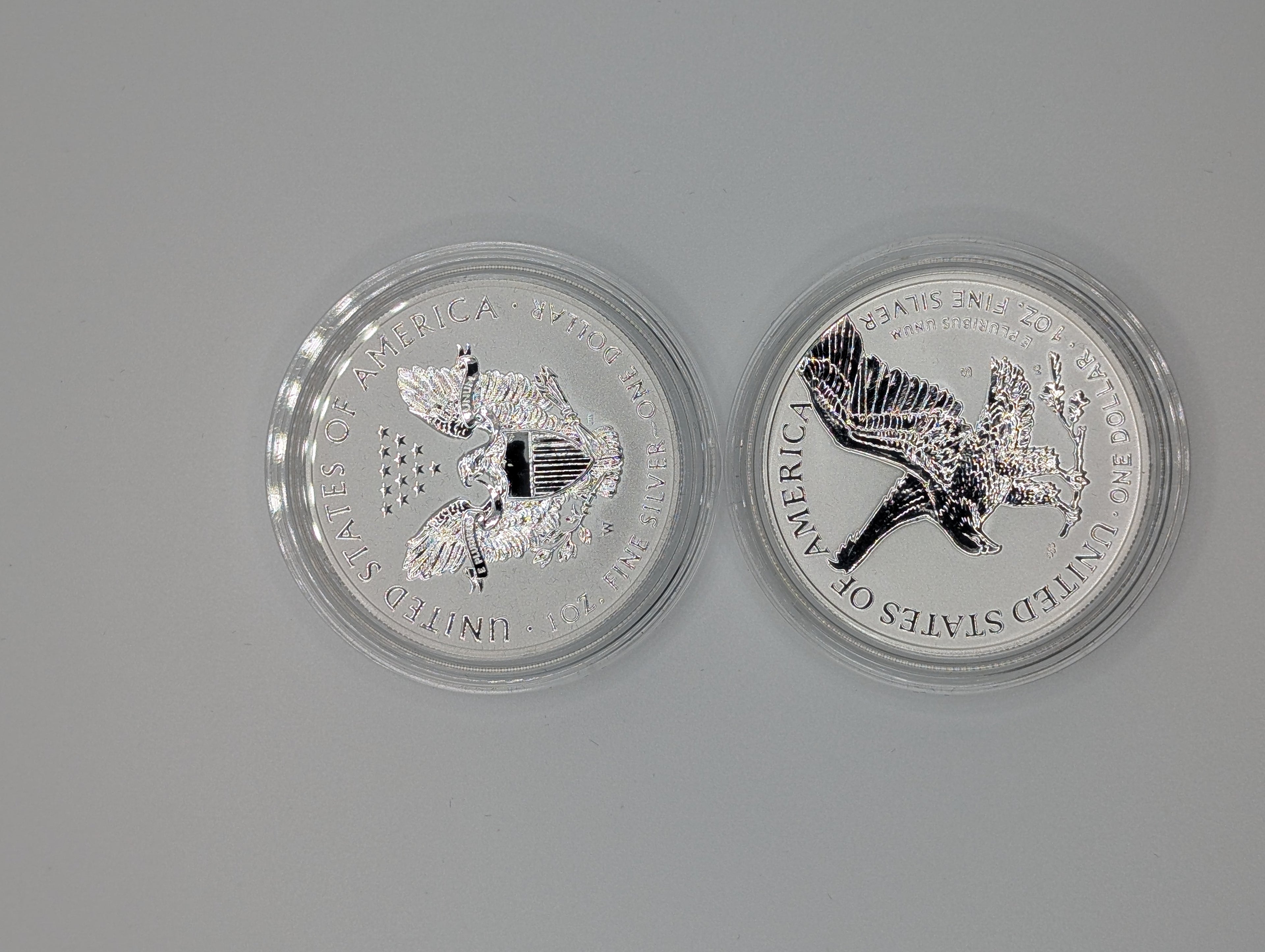 2021-W American Silver Eagle — Reverse Proof Set