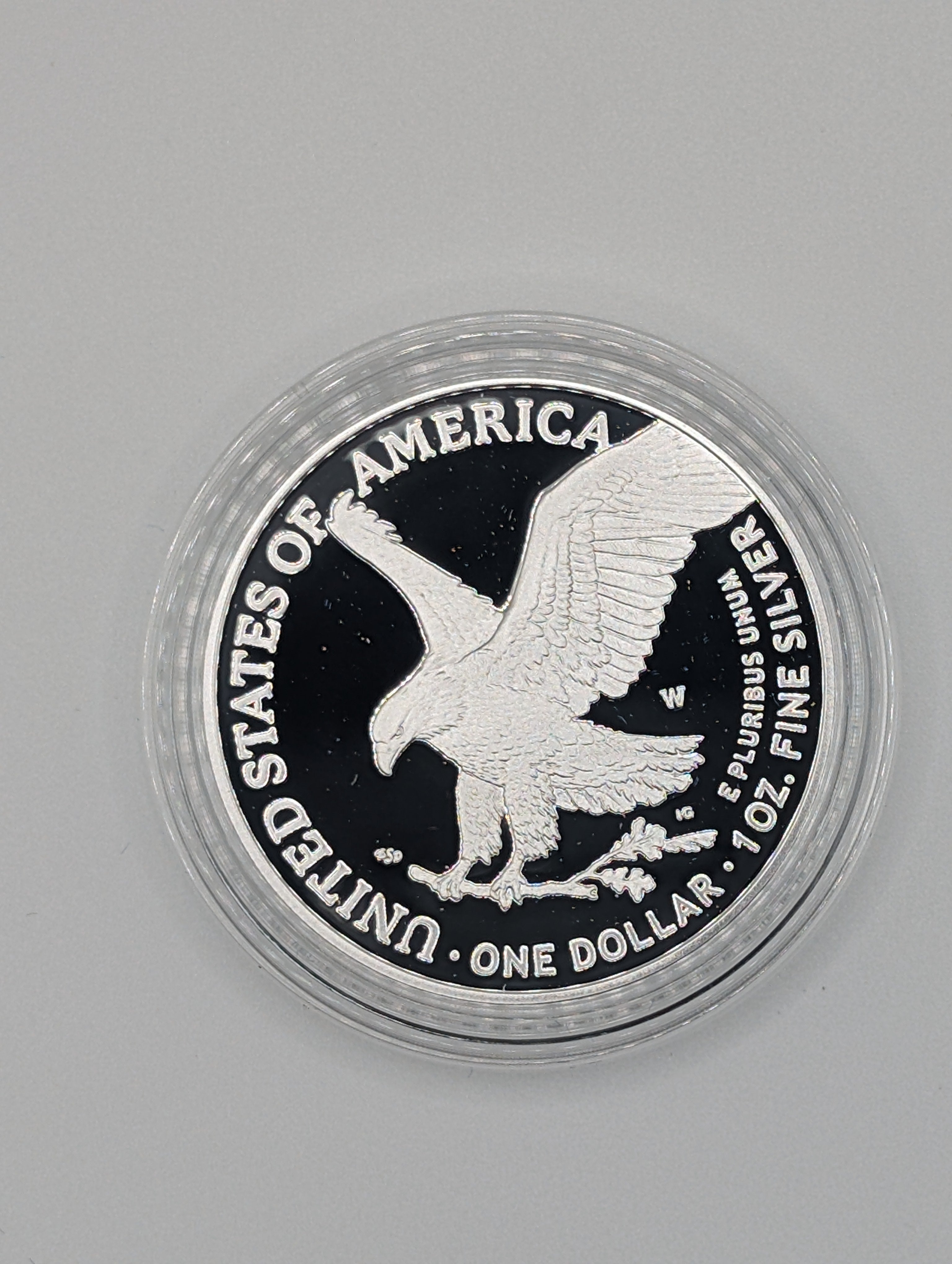2025-W American Silver Eagle — 250th Anniversary U.S. Army Privy (OGP)
