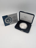 2025-S American Silver Eagle — 250th Anniversary U.S. Navy Privy (OGP)