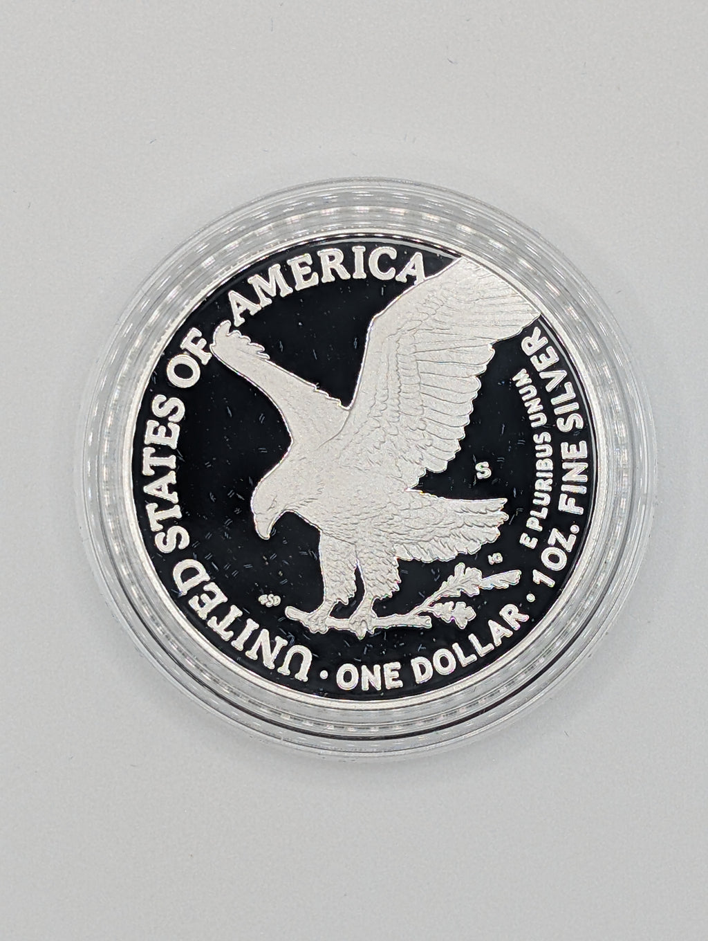 2025-S American Silver Eagle — 250th Anniversary U.S. Navy Privy (OGP)