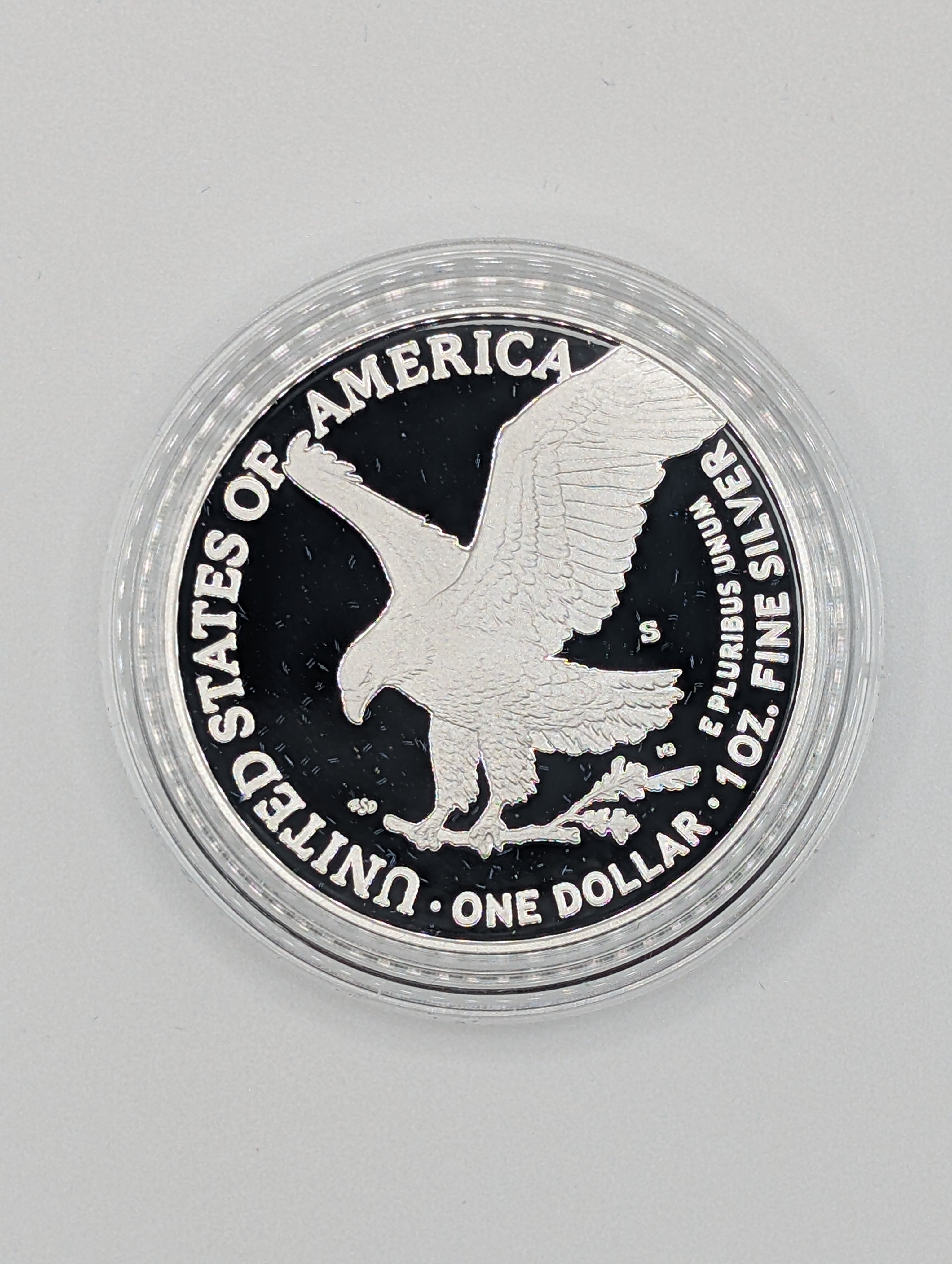 2025-S American Silver Eagle — 250th Anniversary U.S. Navy Privy (OGP)