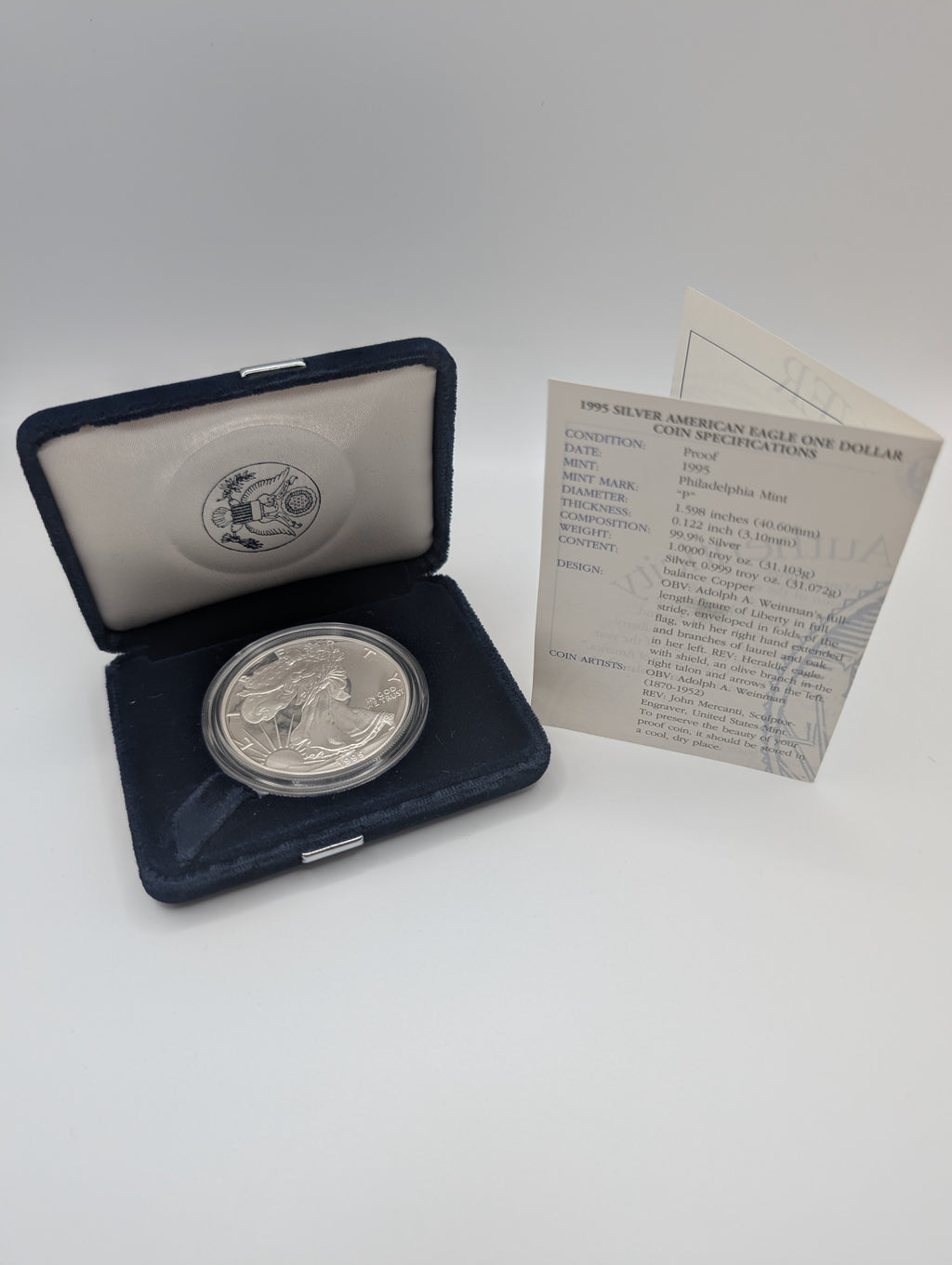 1995-P American Silver Eagle (OGP)