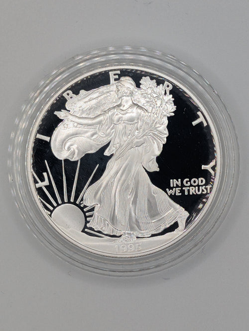 1995-P American Silver Eagle (OGP)