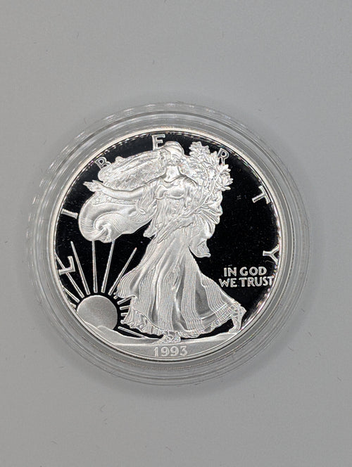 1993-P American Silver Eagle (OGP)
