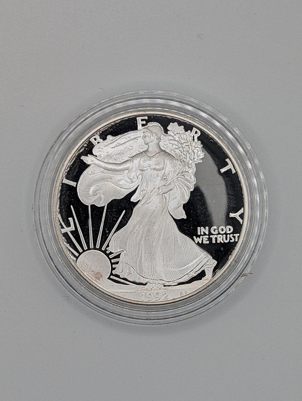 1992-S American Silver Eagle (OGP)