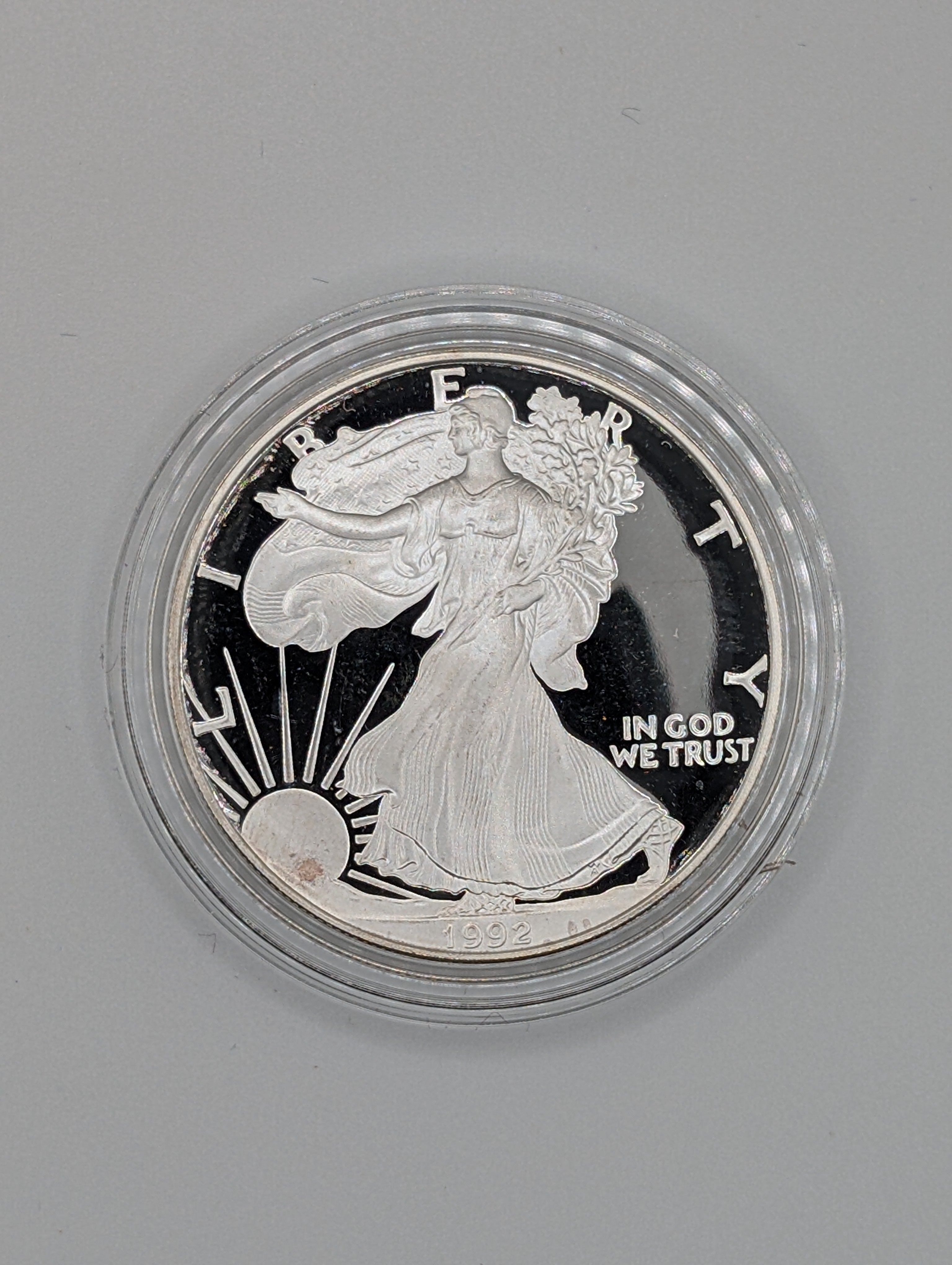 1992-S American Silver Eagle (OGP)