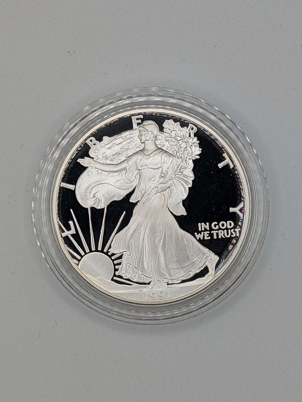 1991-S American Silver Eagle (OGP)