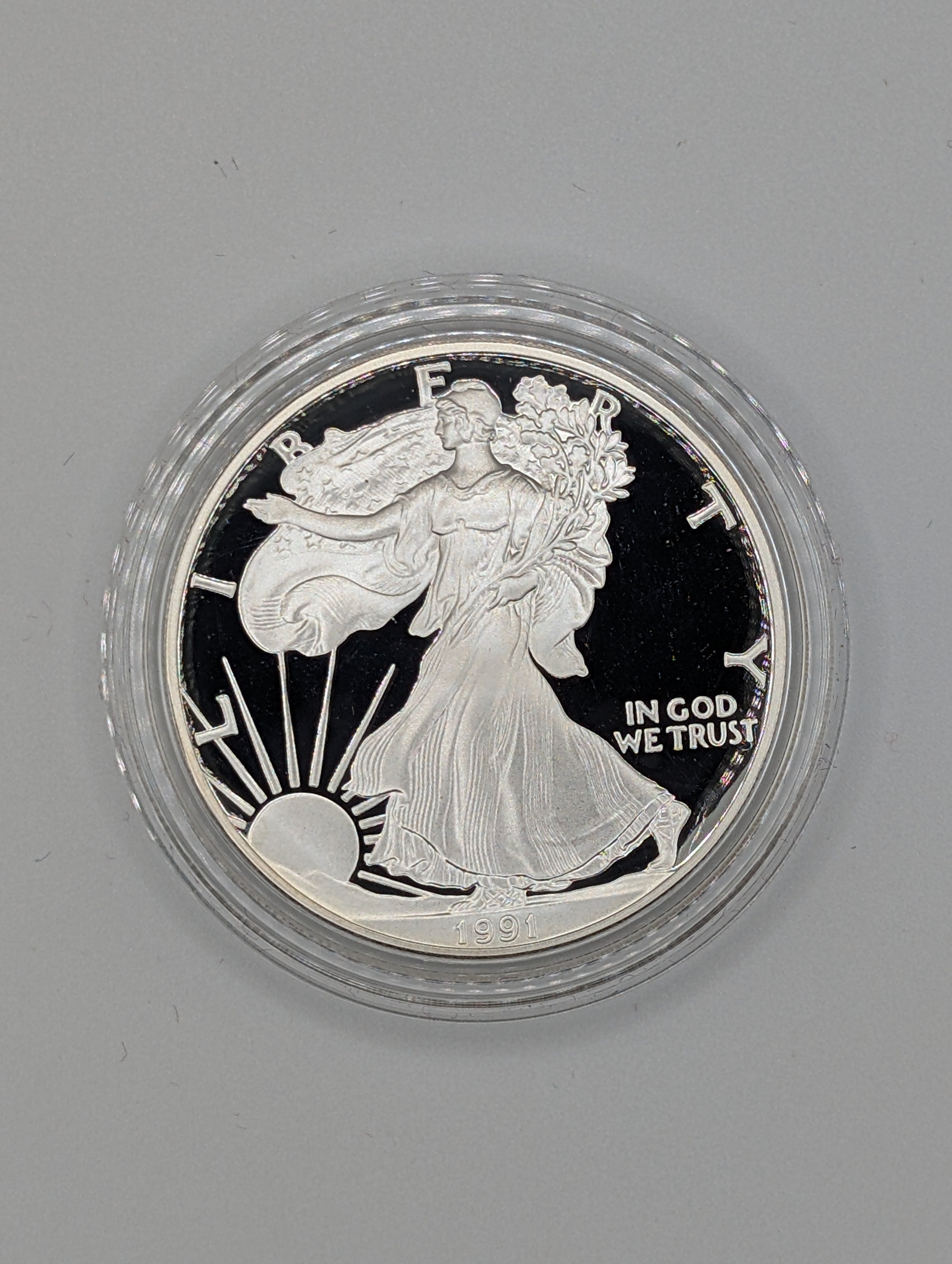 1991-S American Silver Eagle (OGP)