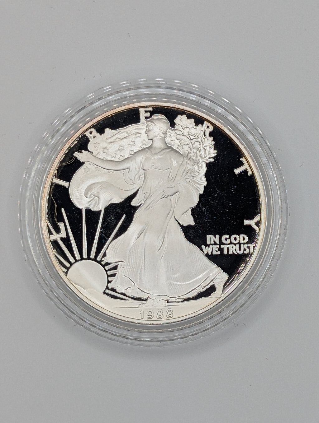 1988-S American Silver Eagle (OGP)