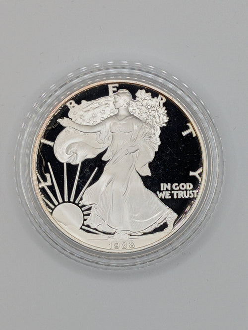 1988-S American Silver Eagle (OGP)