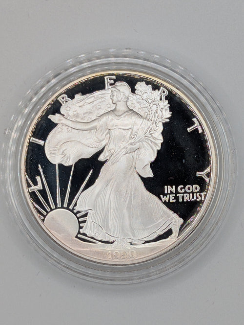 1990-S American Silver Eagle (OGP)