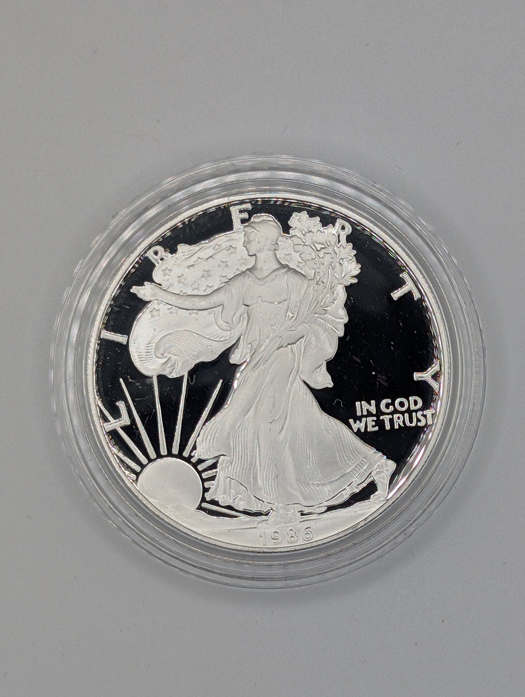 1986-S American Silver Eagle (OGP)