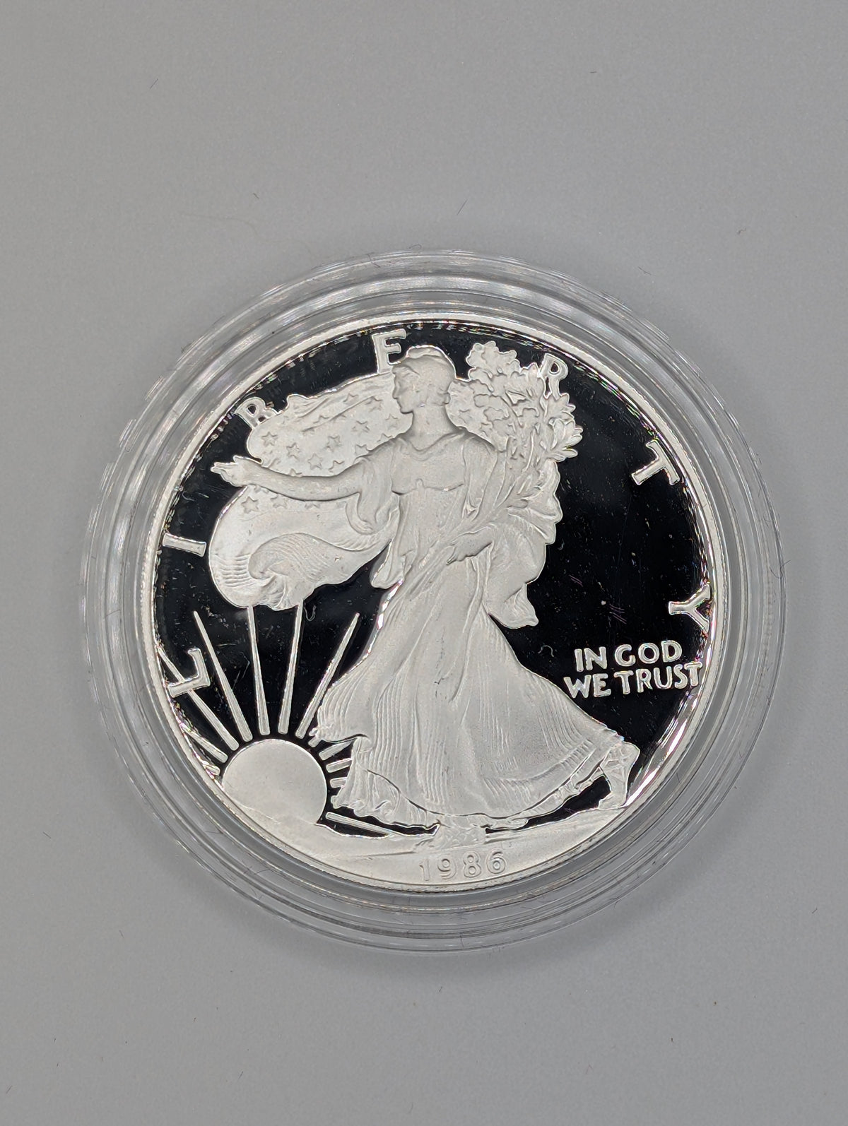 1986-S American Silver Eagle (OGP)