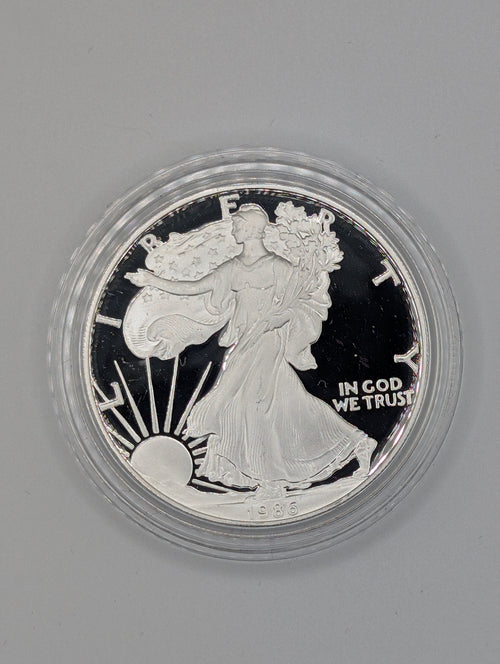 1986-S American Silver Eagle (OGP)
