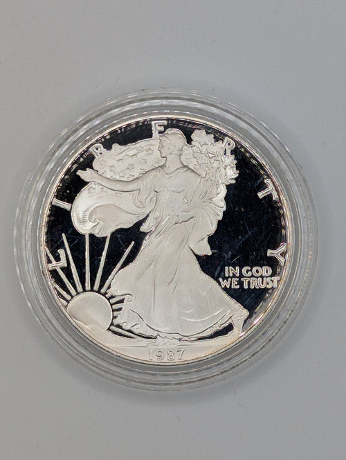 1987-S American Silver Eagle (OGP)