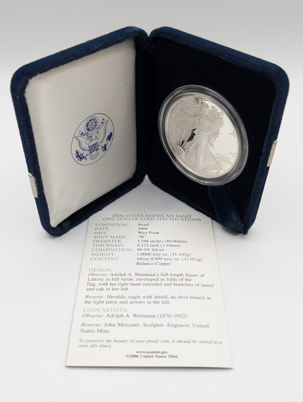 2006-W American Silver Eagle (OGP)