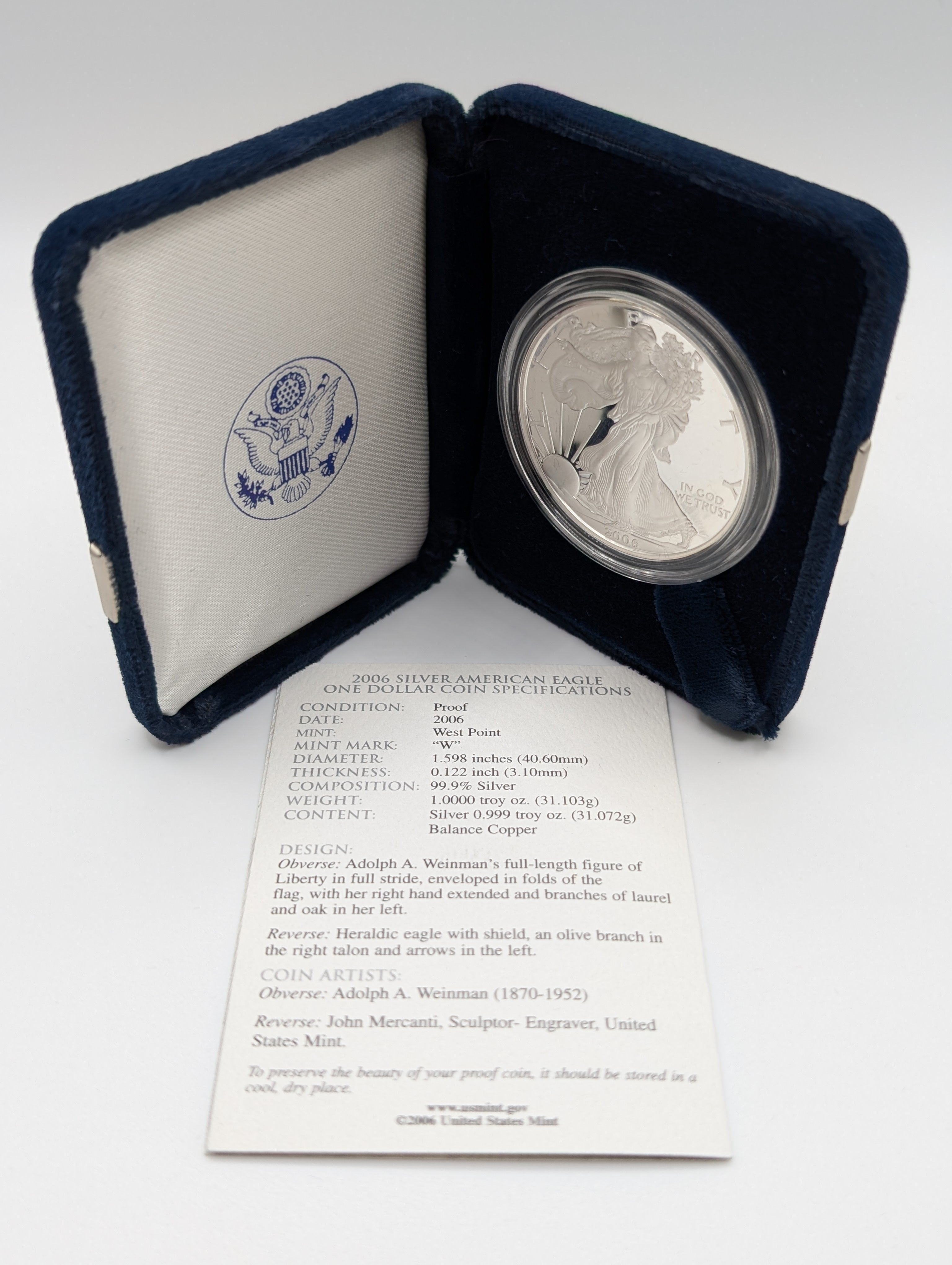 2006-W American Silver Eagle (OGP)