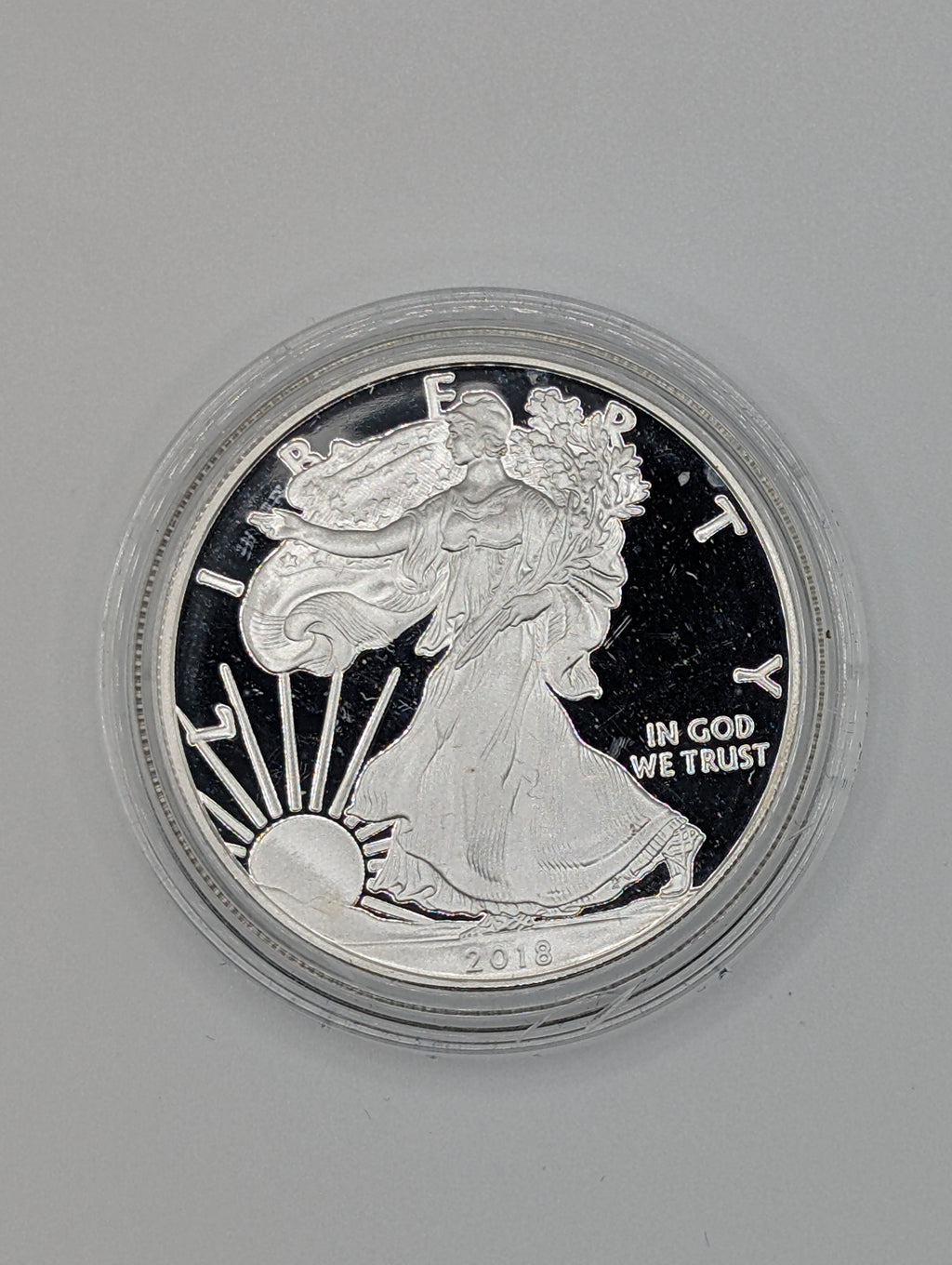2018-S American Silver Eagle (OGP)