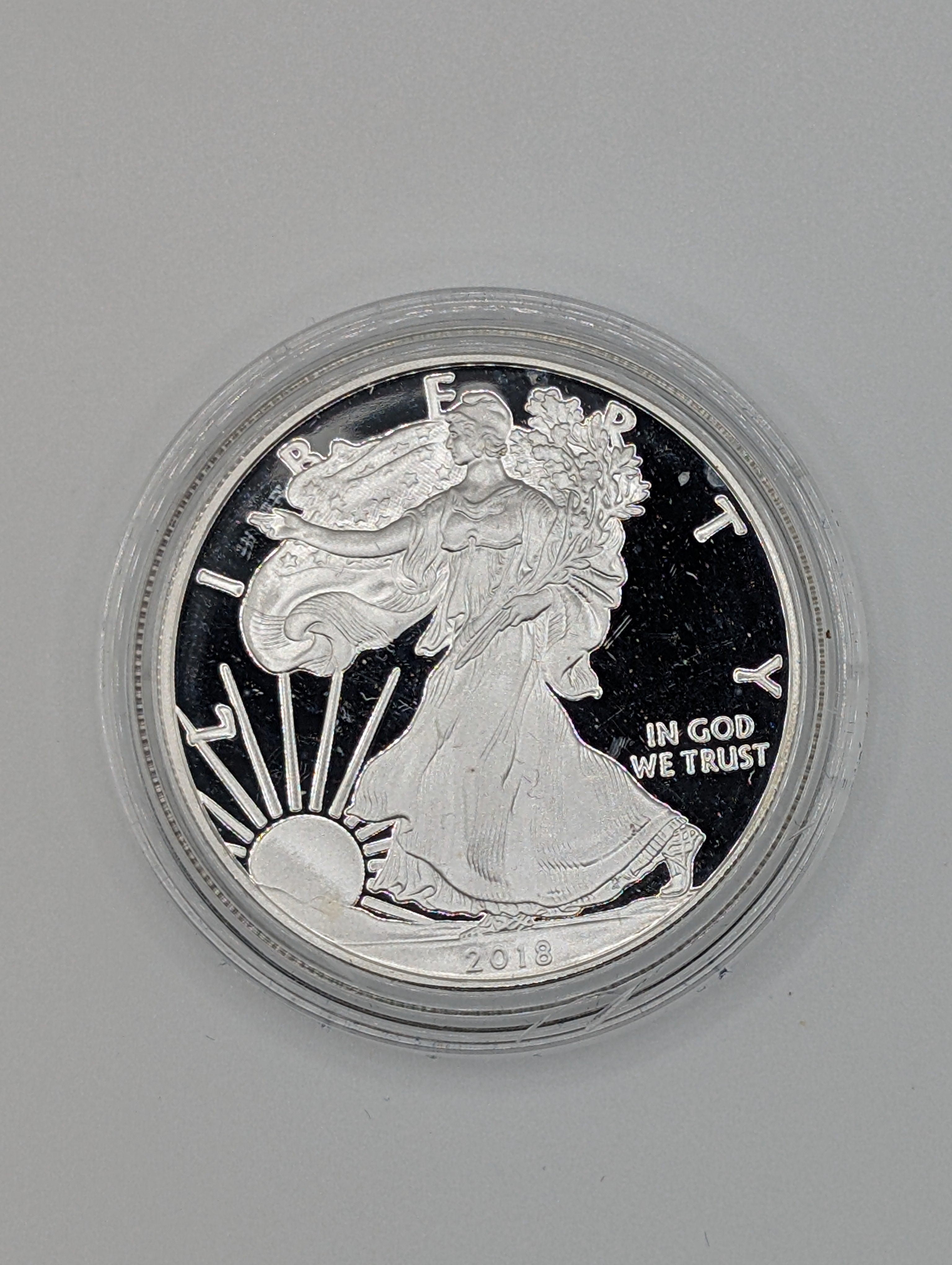 2018-S American Silver Eagle (OGP)