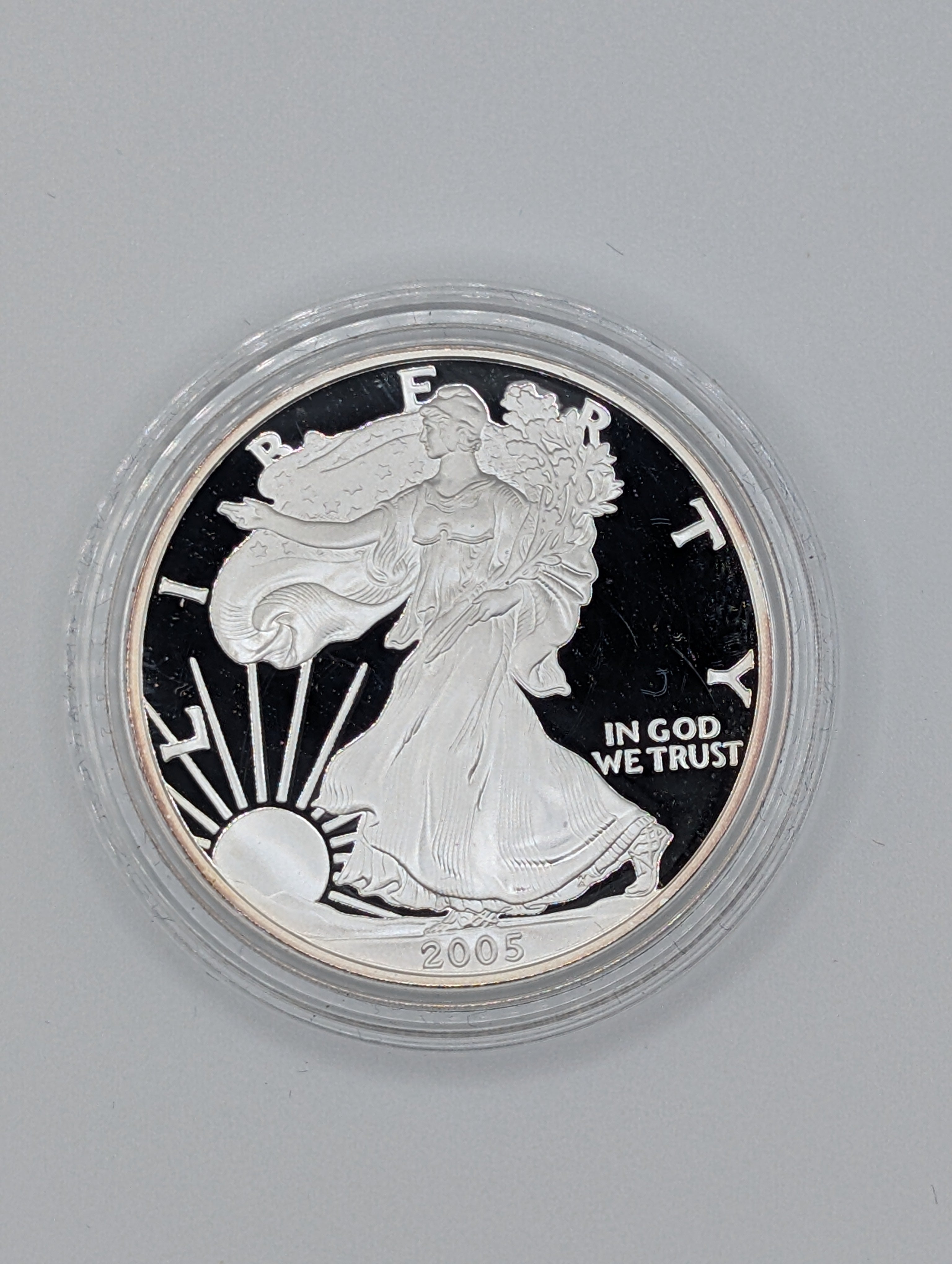 2005-W American Silver Eagle (OGP)