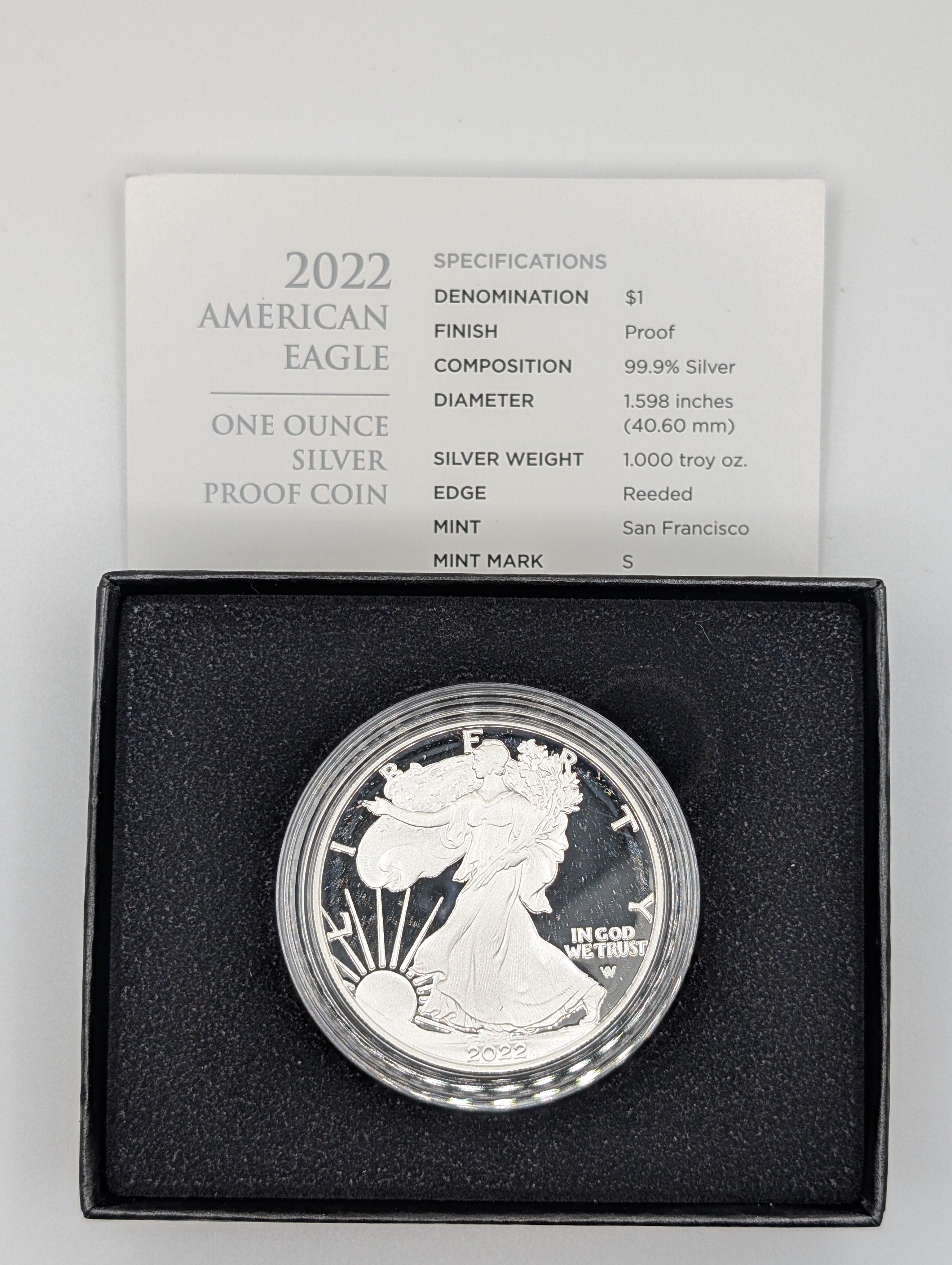 2022-S American Silver Eagle (OGP)