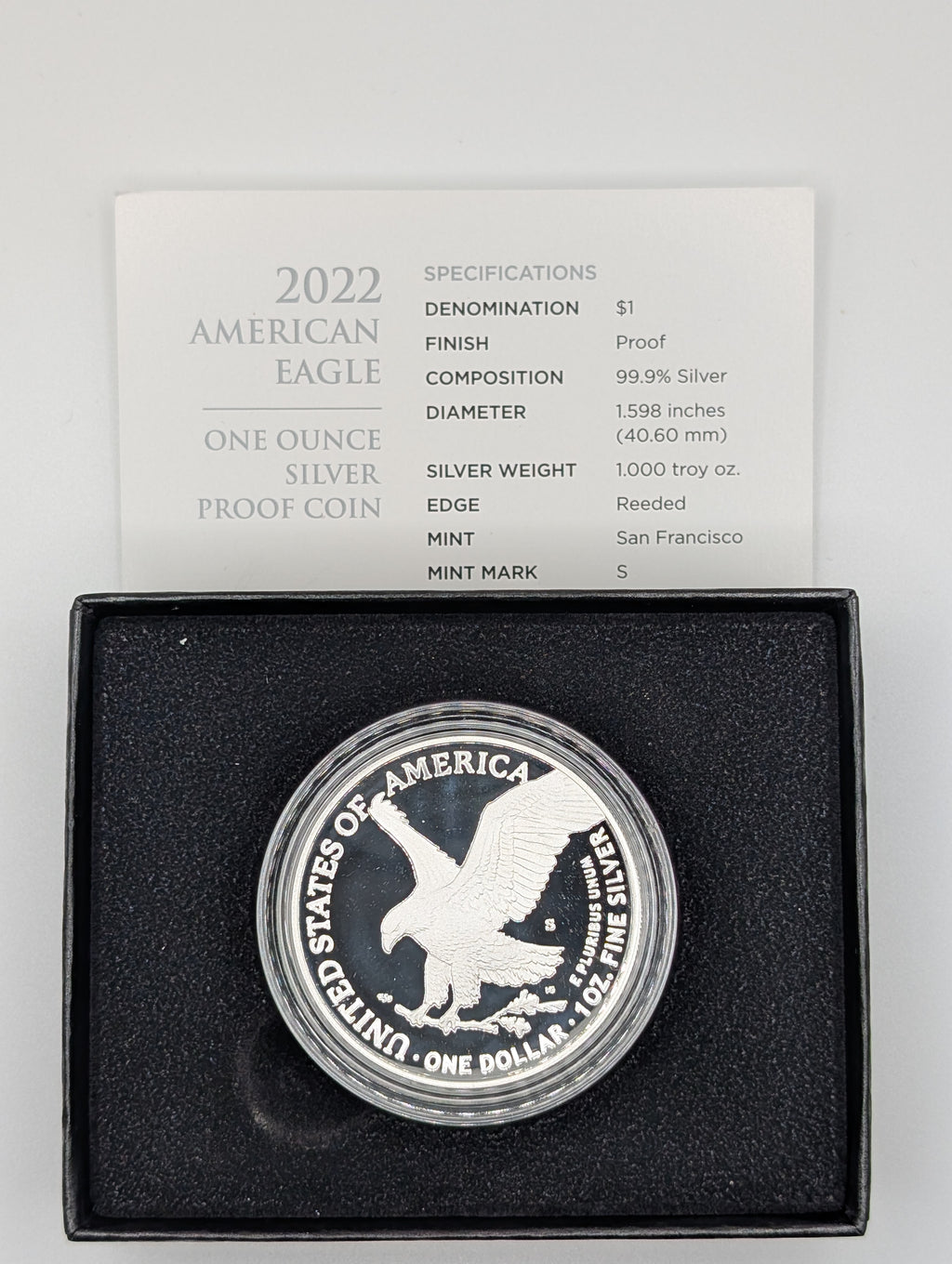 2022-S American Silver Eagle (OGP)
