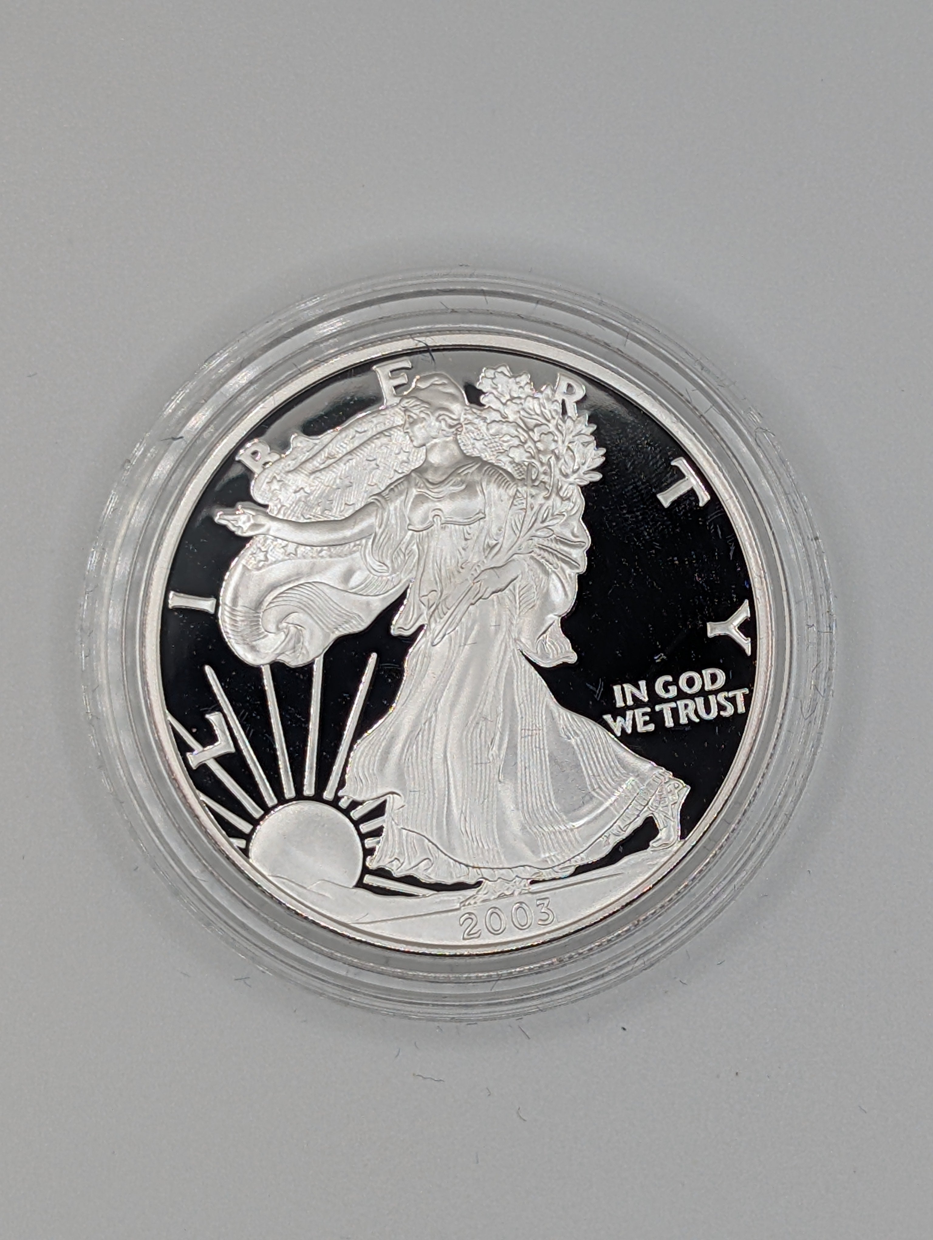 2003-W American Silver Eagle — Proof (OGP)