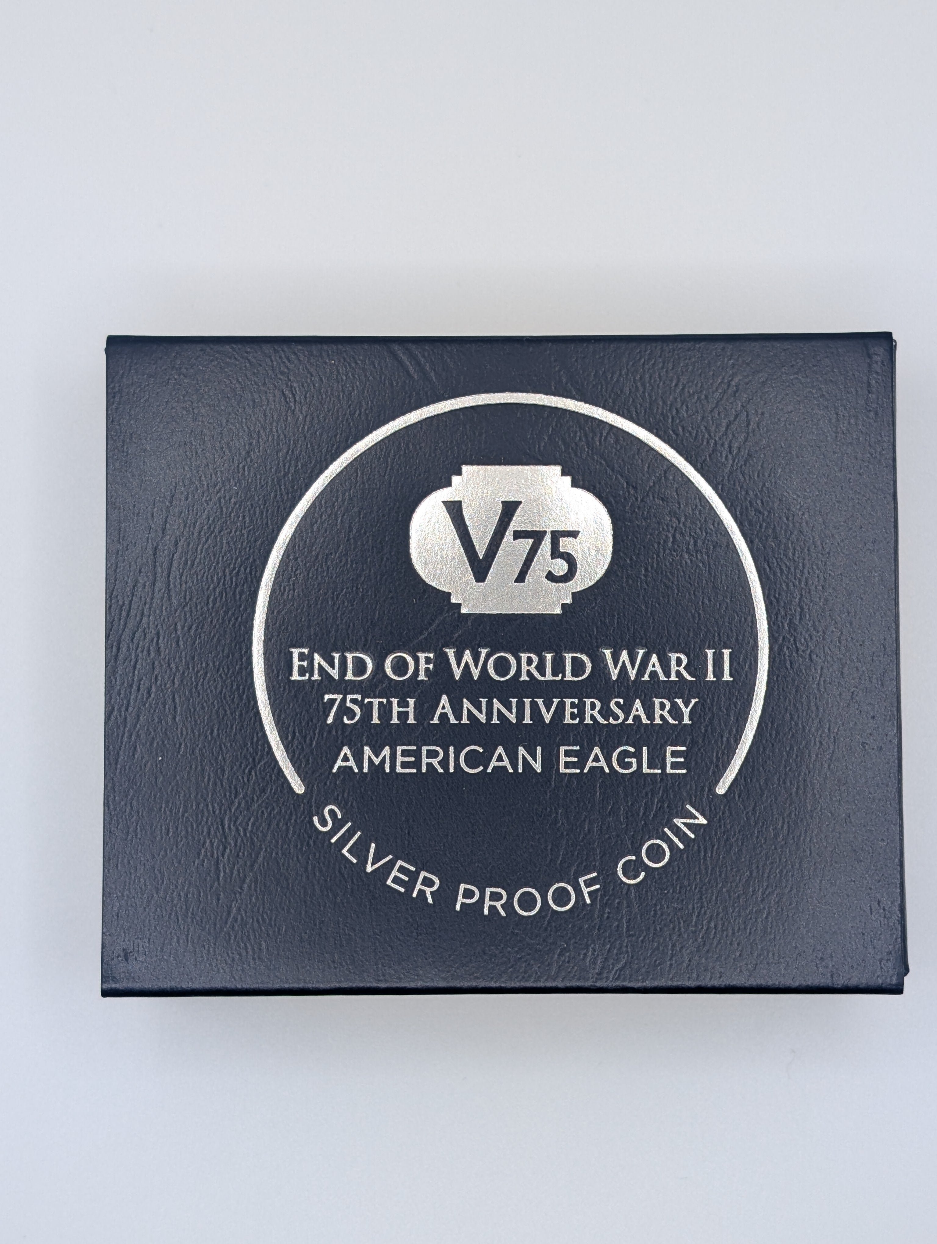2020-W American Silver Eagle — V75 WWII 75th Anniversary Privy (OGP)