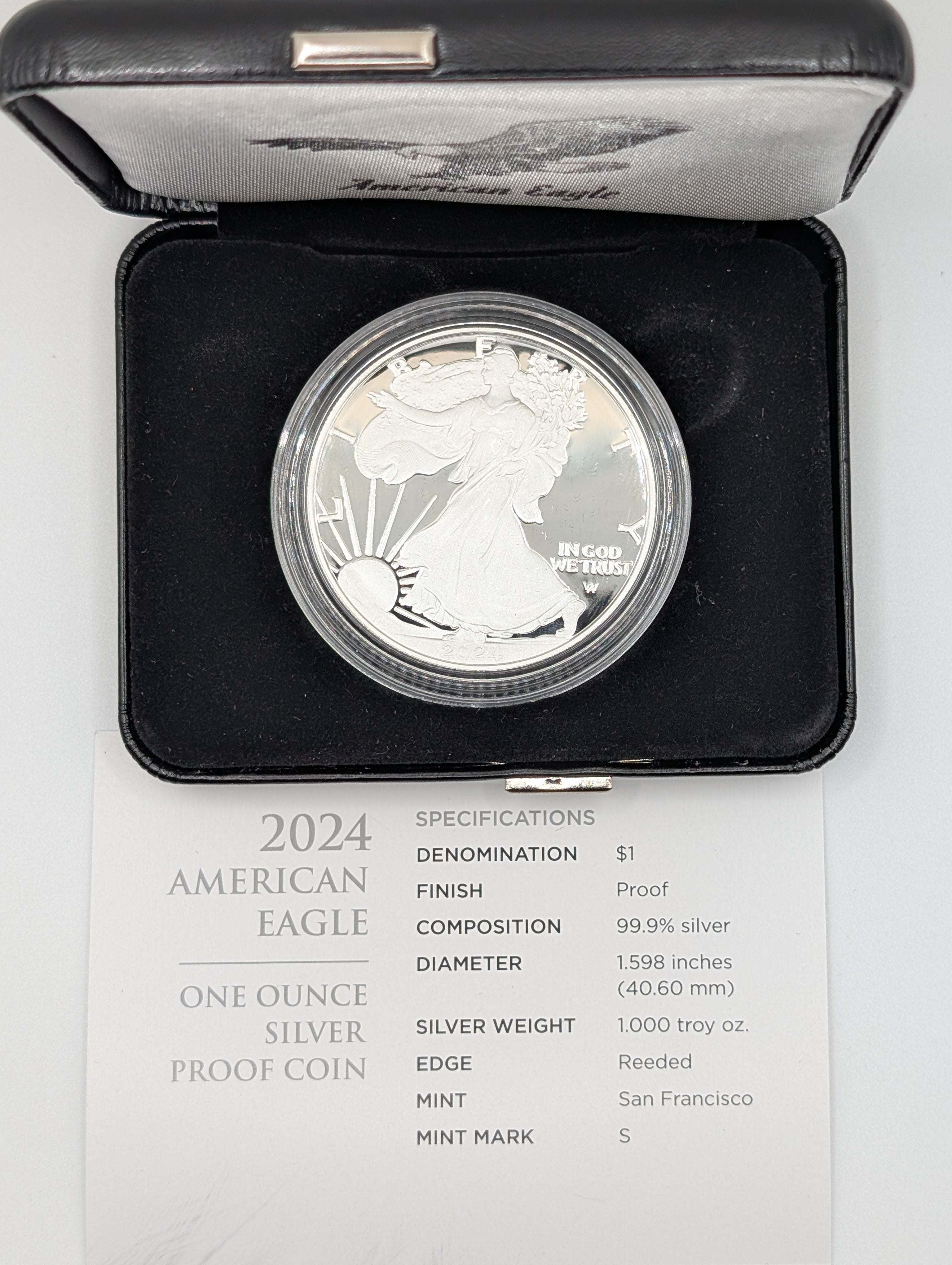 2024-S American Silver Eagle — Proof (OGP)