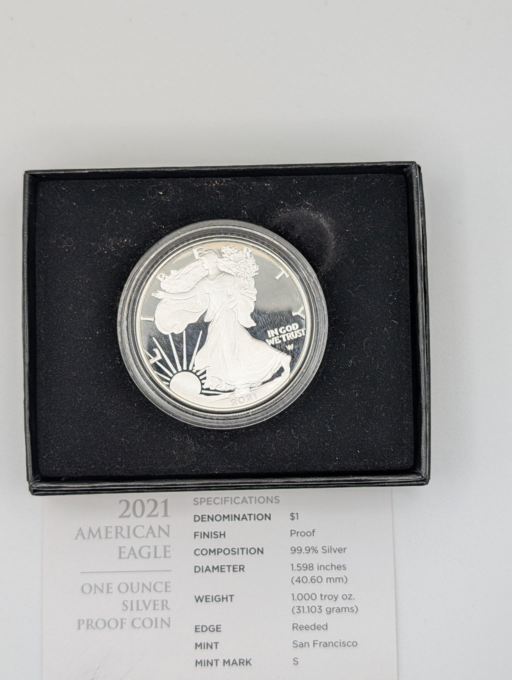 2021-S American Silver Eagle (OGP)