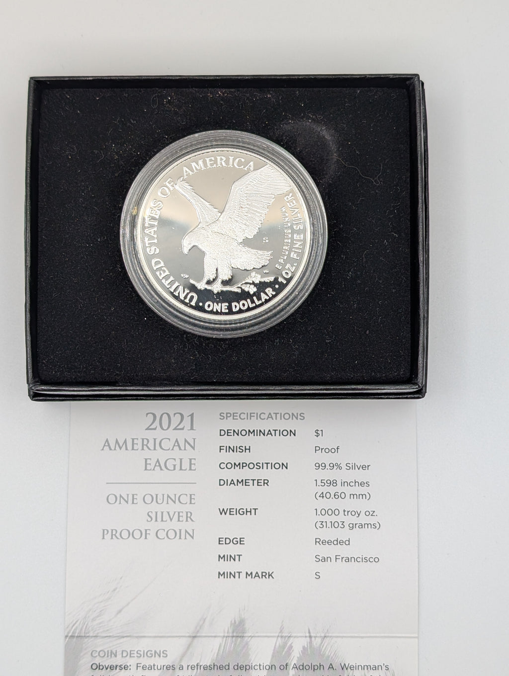 2021-S American Silver Eagle (OGP)